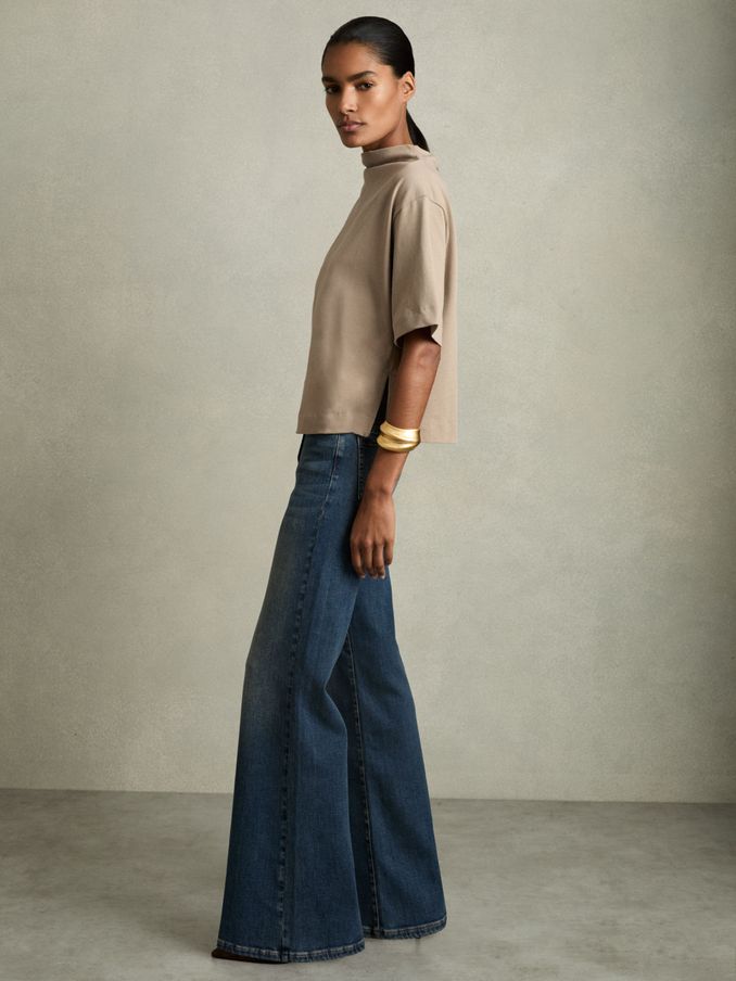 Cotton-Jersey Oversized T-Shirt in Neutral (AL1163) | €70