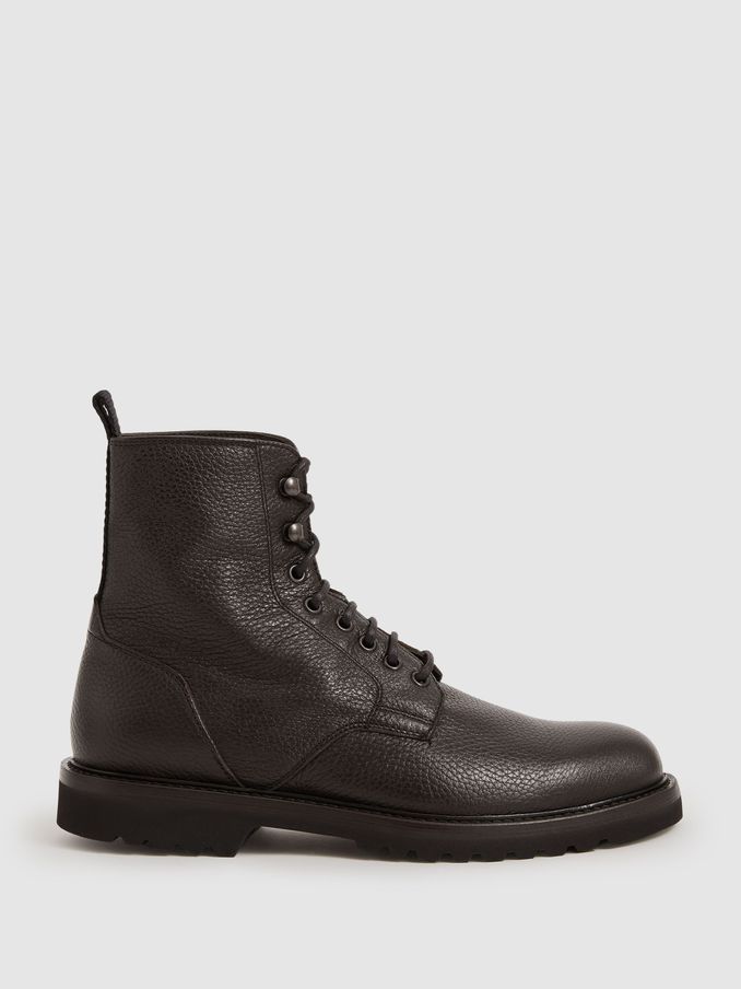 Harrys London Deerskin Ankle Dark Brown Boots in Dark Brown (AL5286) | €498