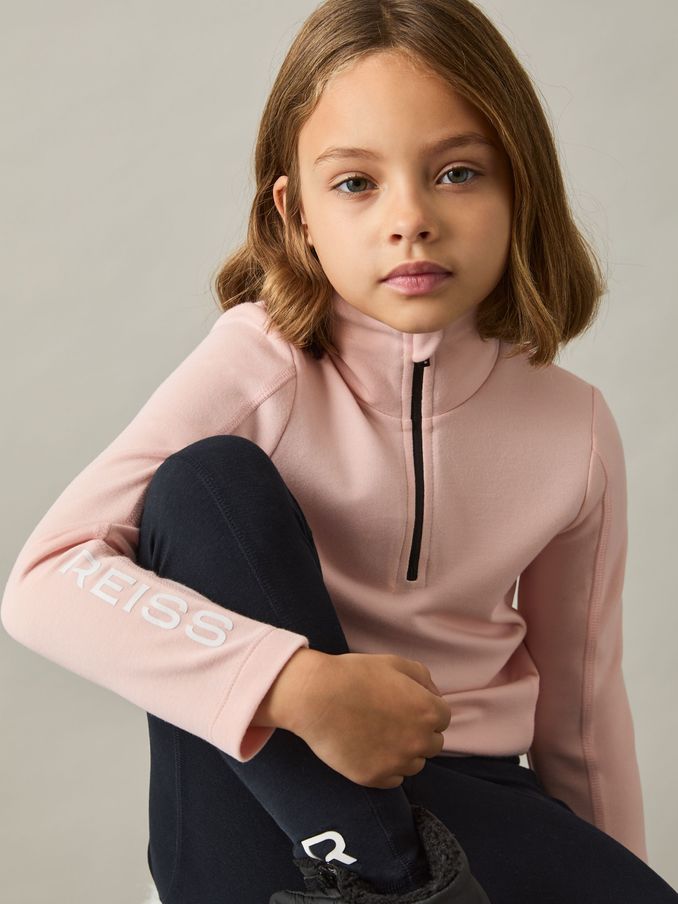 9-13 yrs Funnel-Neck Base-Layer Top in Pink (AL7787) | €55