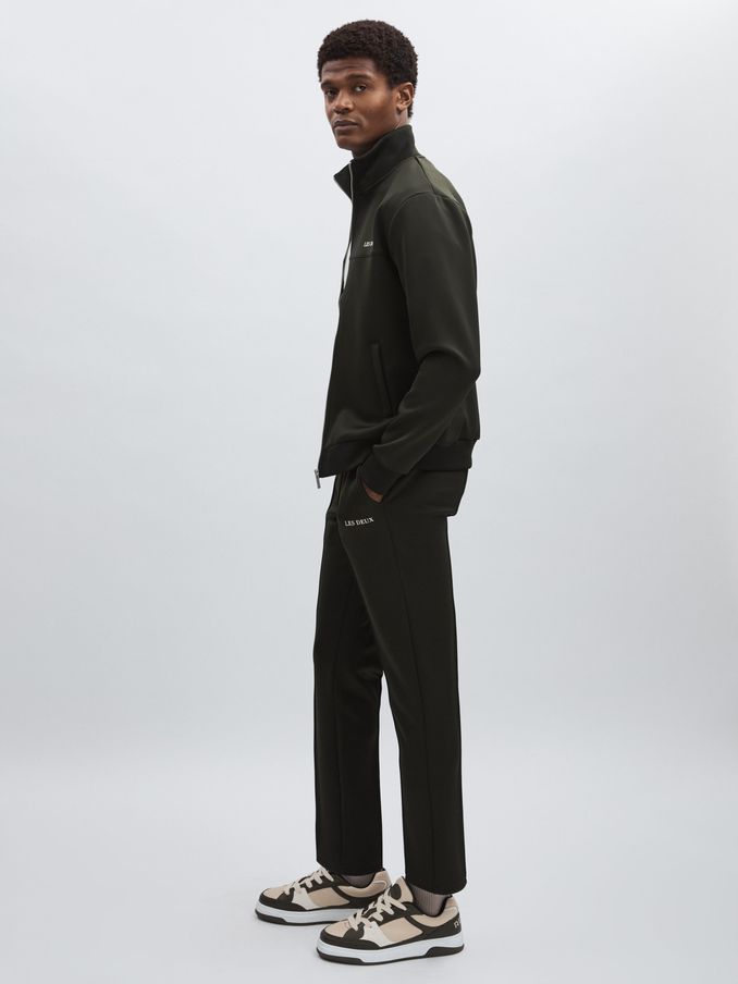 Slim Fit Drawstring Joggers in Dark Green (AL7799) | €130
