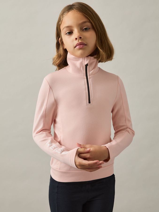 4-9 yrs Funnel-Neck Base-Layer Top in Pink (AL7807) | €50