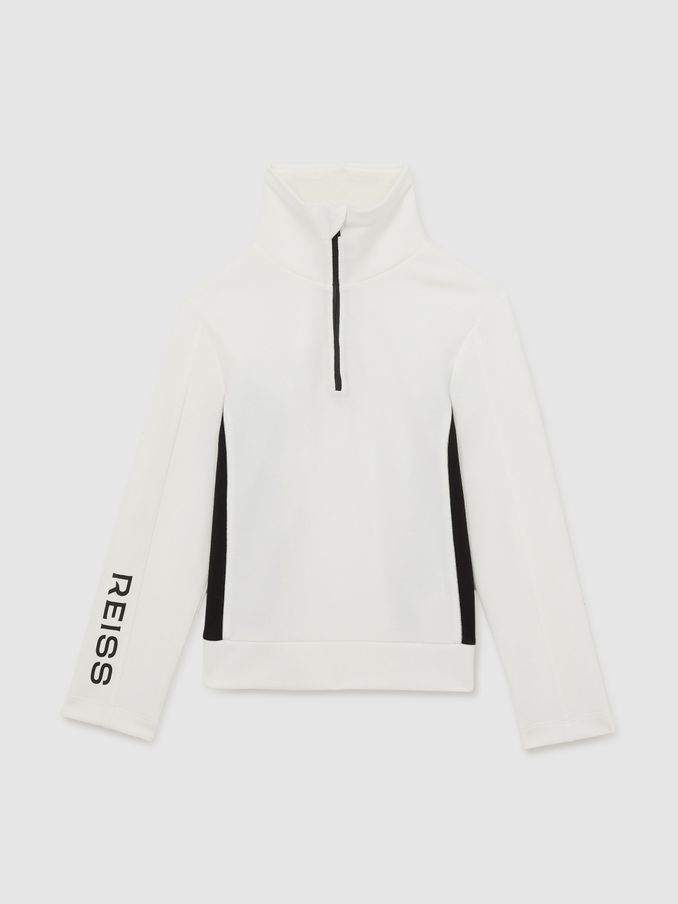 13-14 yrs Funnel-Neck Base-Layer Top in White/Black (AL7826) | €60