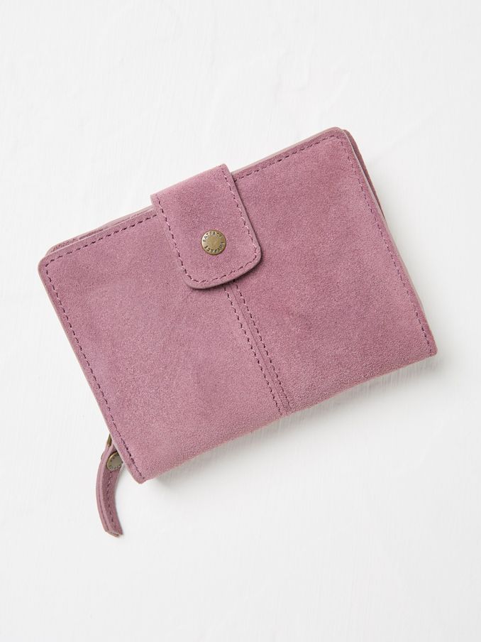 Purple Etta Suede Purse (AL8290) | $54