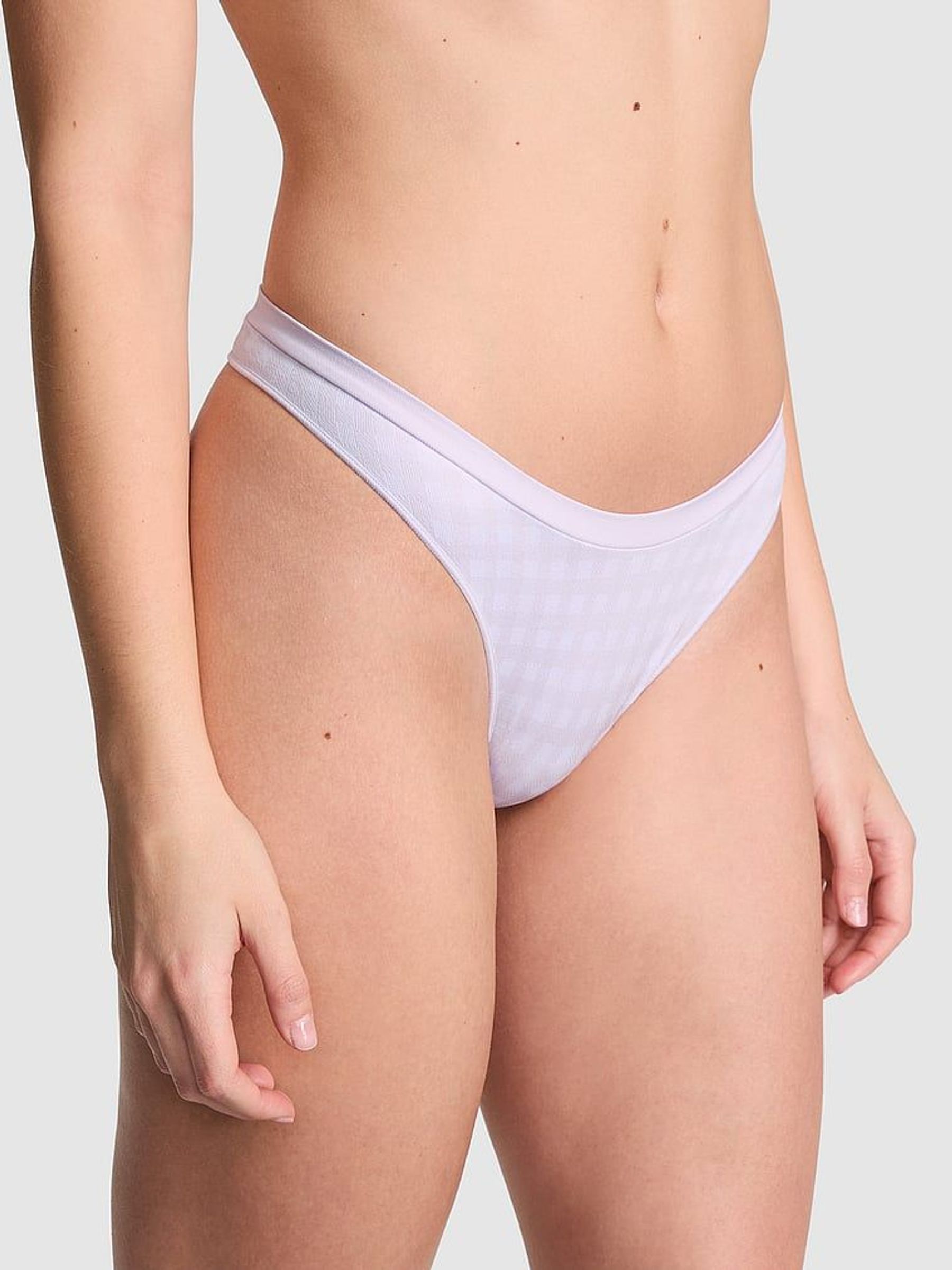 Purple Whisper Mini Scoop Thong Knickers (AM0909) | €10.50