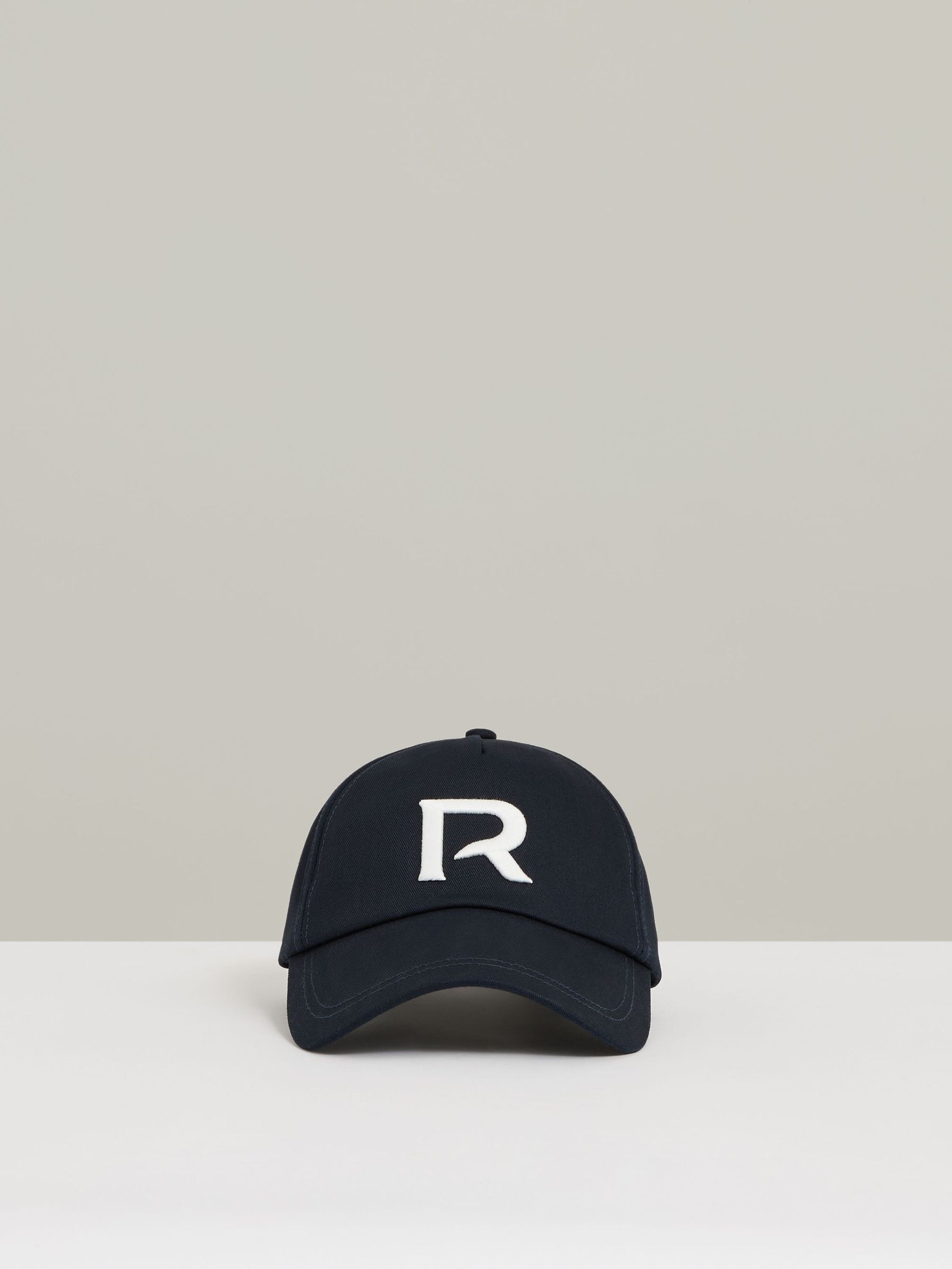 Logo-Embroidered Varsity Baseball Cap in Navy (AM3320) | €41