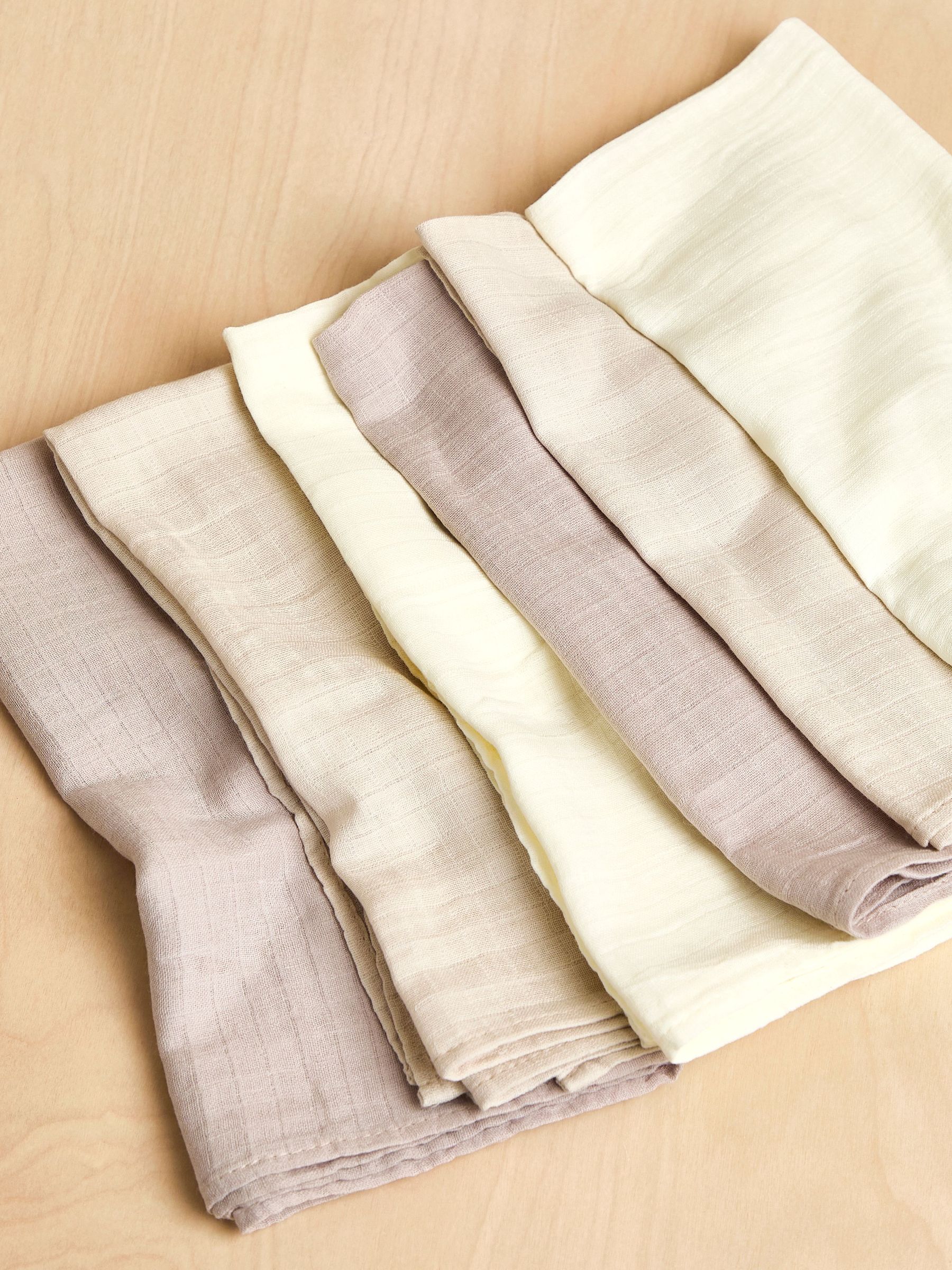 6-Pack Neutral Muslin Squares (AM5454) | $26