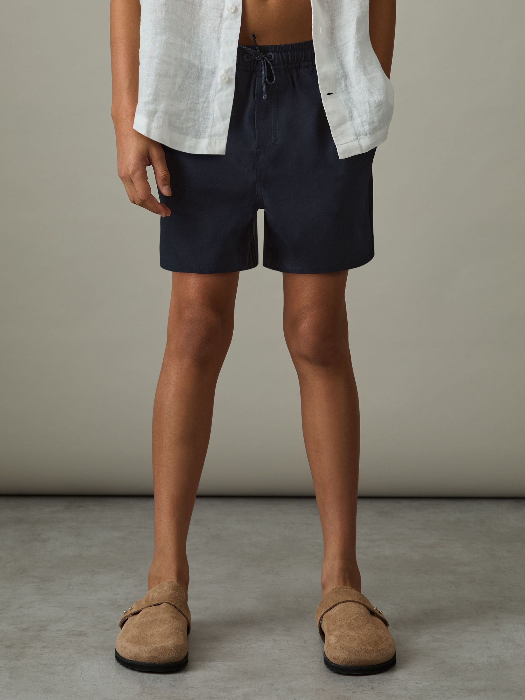 9-13 yrs Drawstring Swim Shorts in Navy (AM6351) | US$45