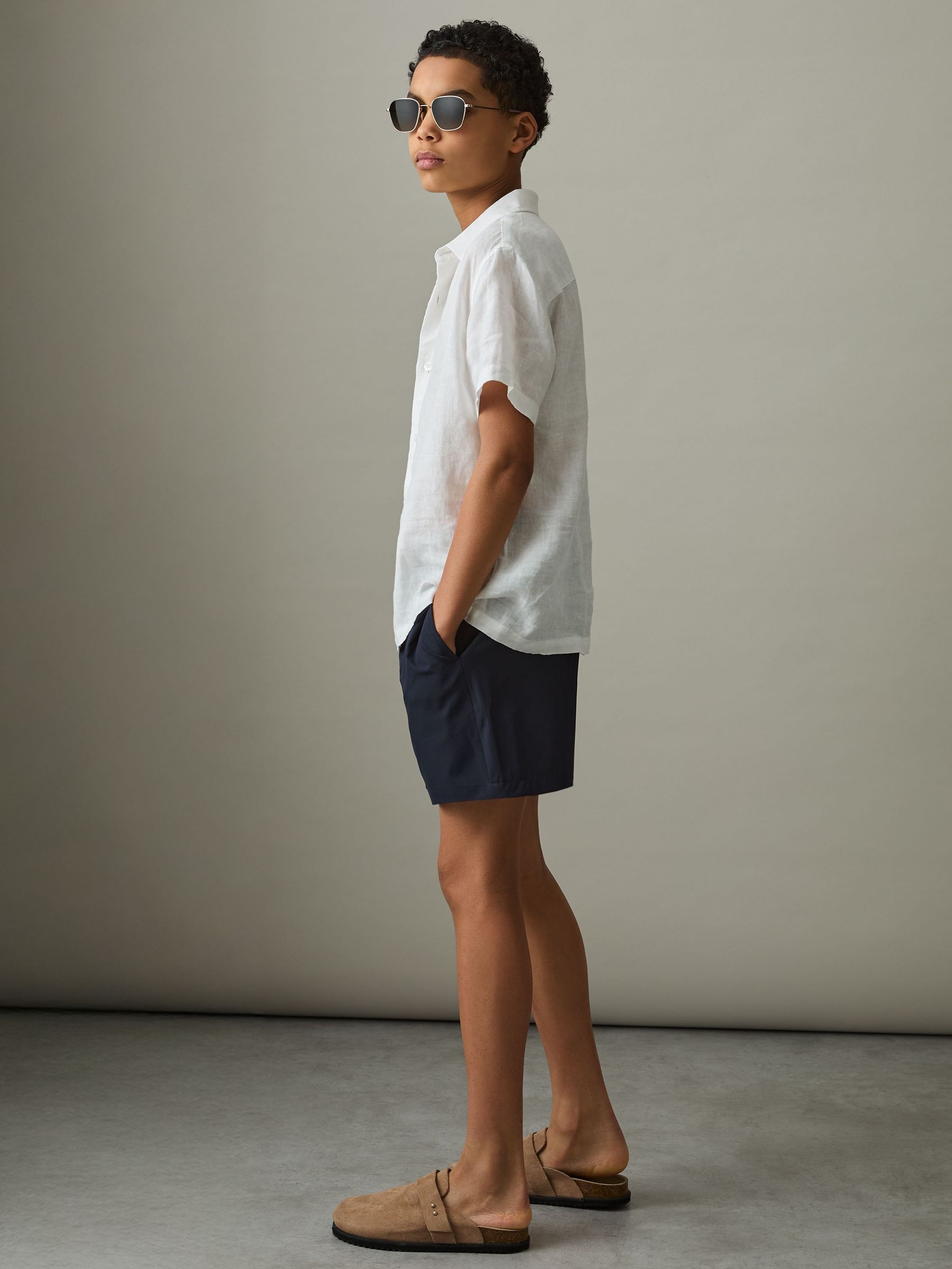 3-9 yrs Drawstring Swim Shorts in Navy (AM6354) | US$30