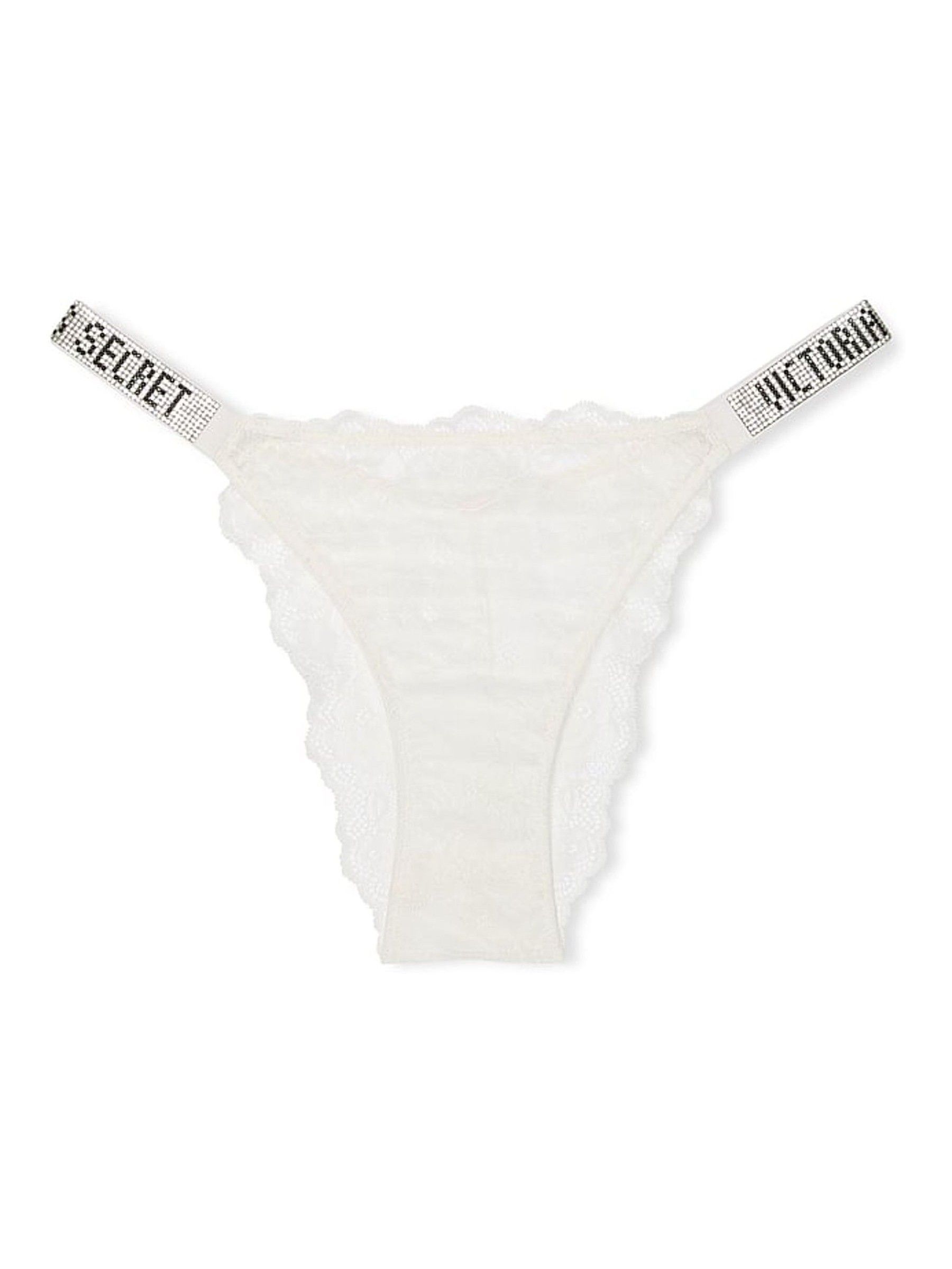Coconut White Brazilian Shine Strap Knickers (AM6514) | €22.50