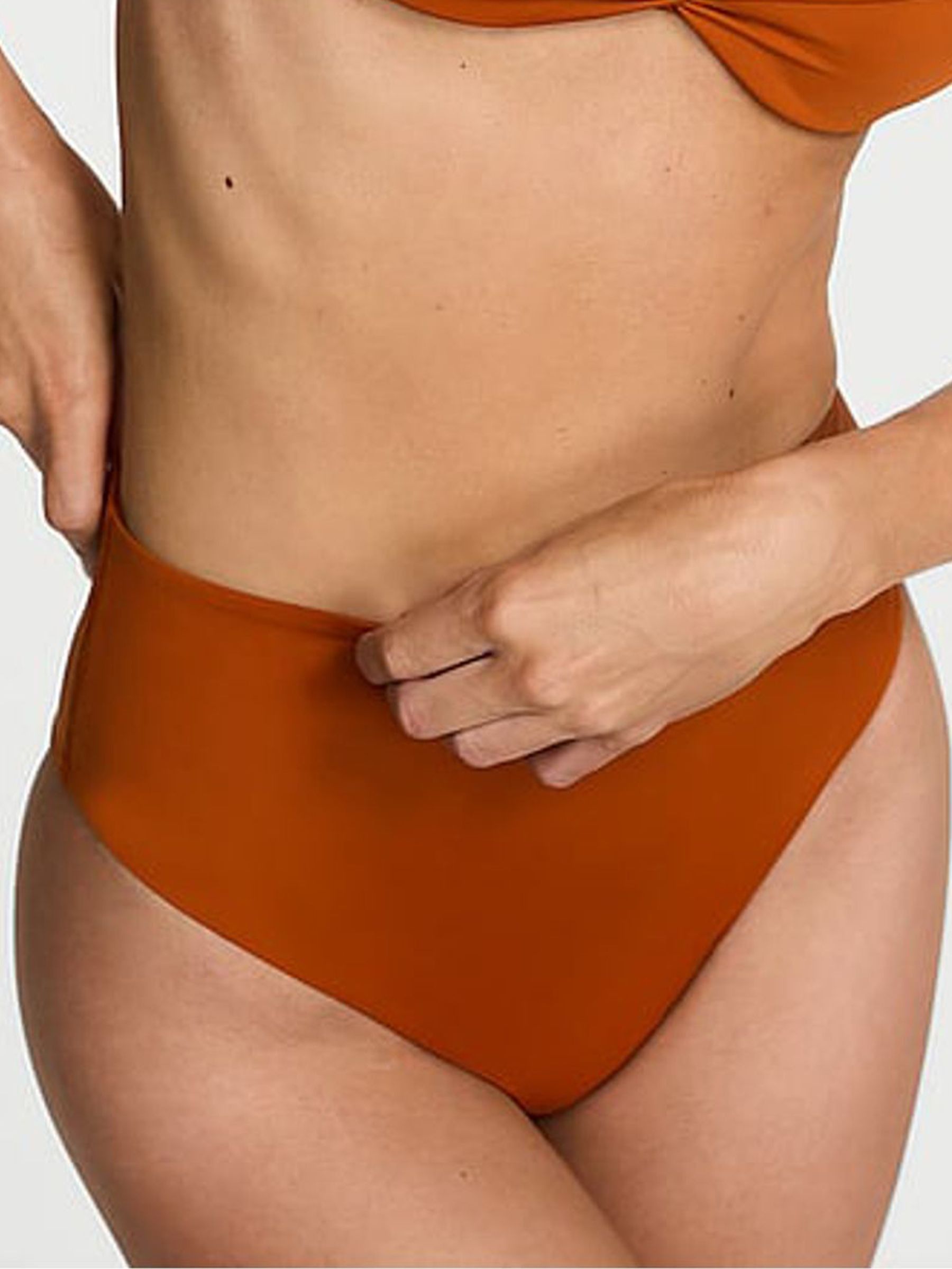 Cinnamon Brown Brief Bikini Bottoms (AM6524) | €45