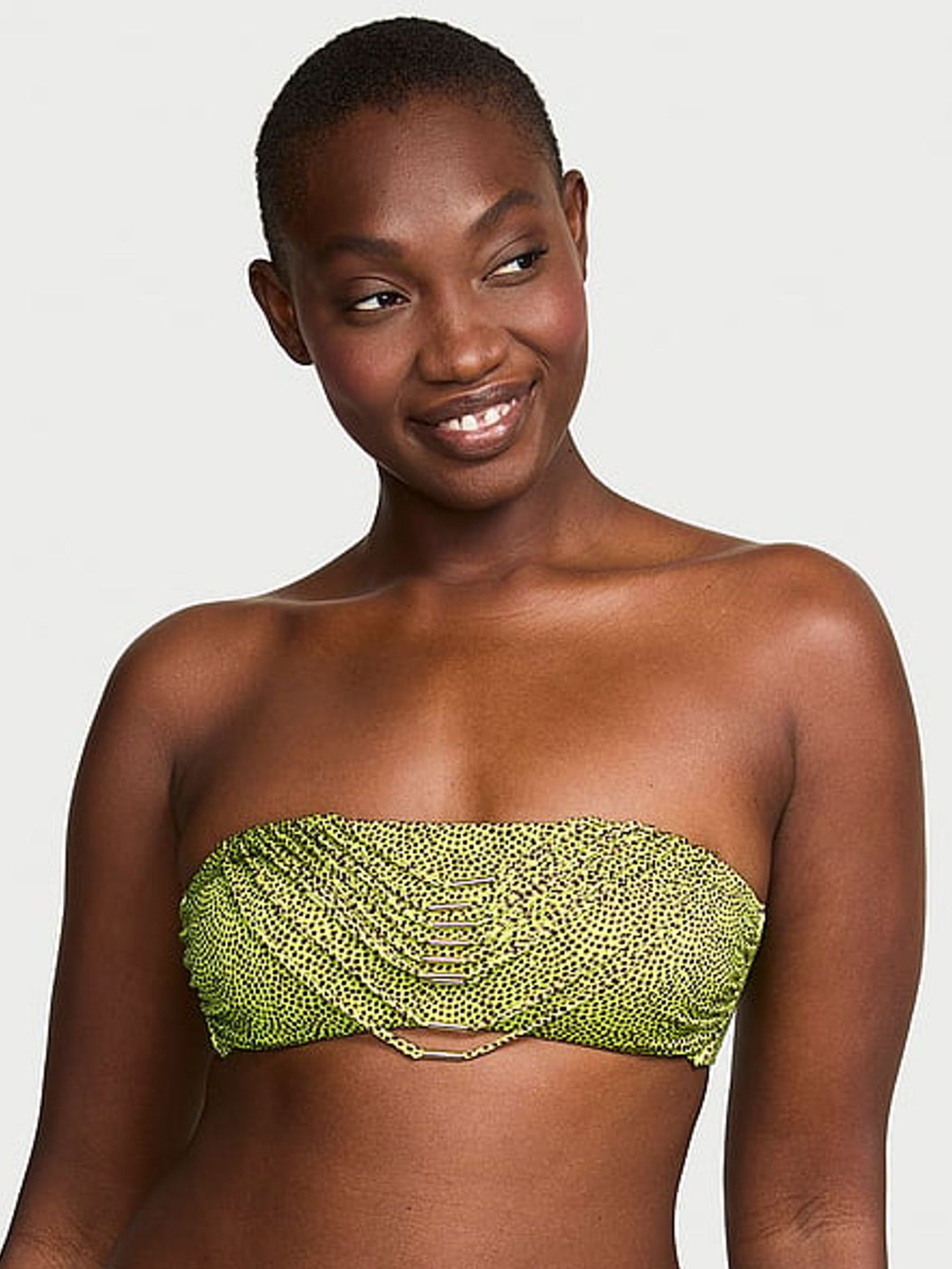 Limelight Green Dots Bandeau Archive Bikini Top (AM6525) | €67