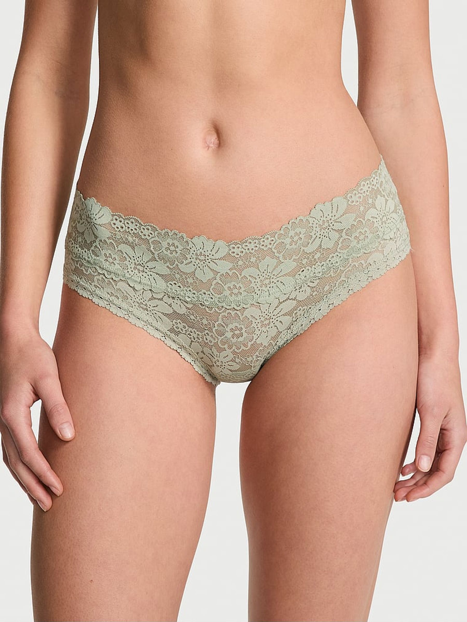 Green Garden Hipster Floral Lace Knickers (AM6529) | €10.50