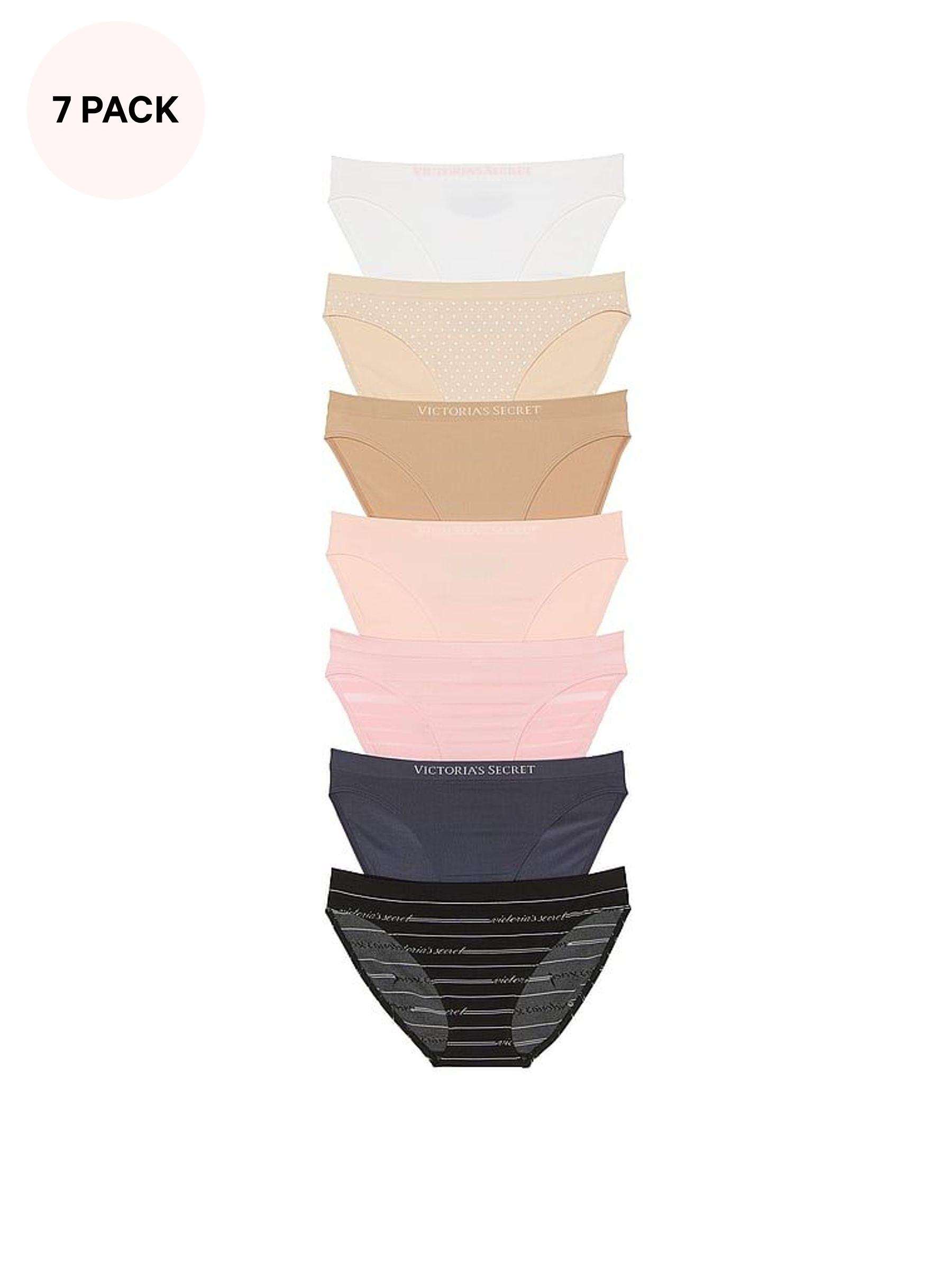 White/Nude/Pink/Blue/Black Bikini 7 Pack Knickers (AM6790) | €40