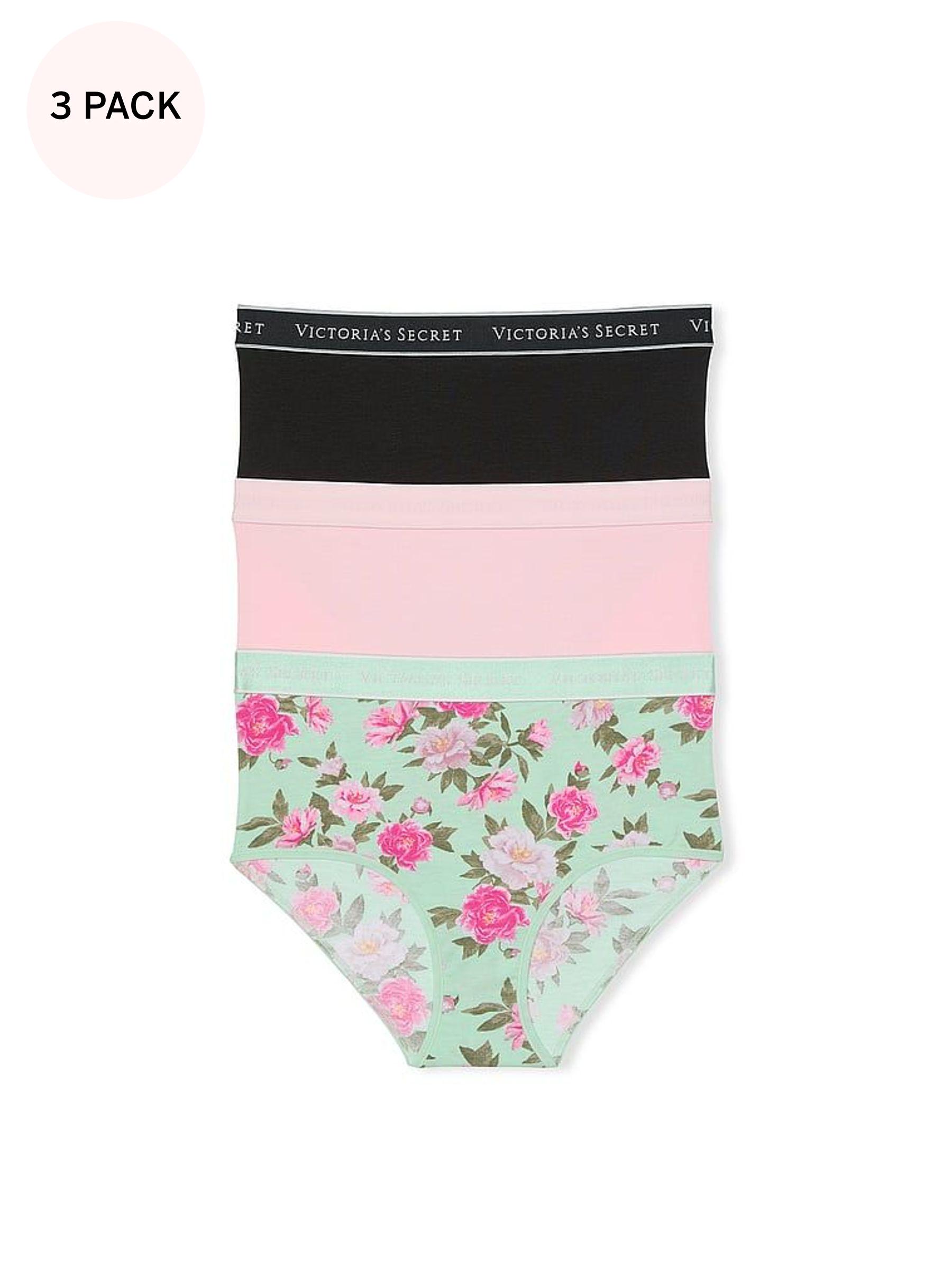Black/Pink/Green Brief 3 Pack Knickers (AM6798) | €31