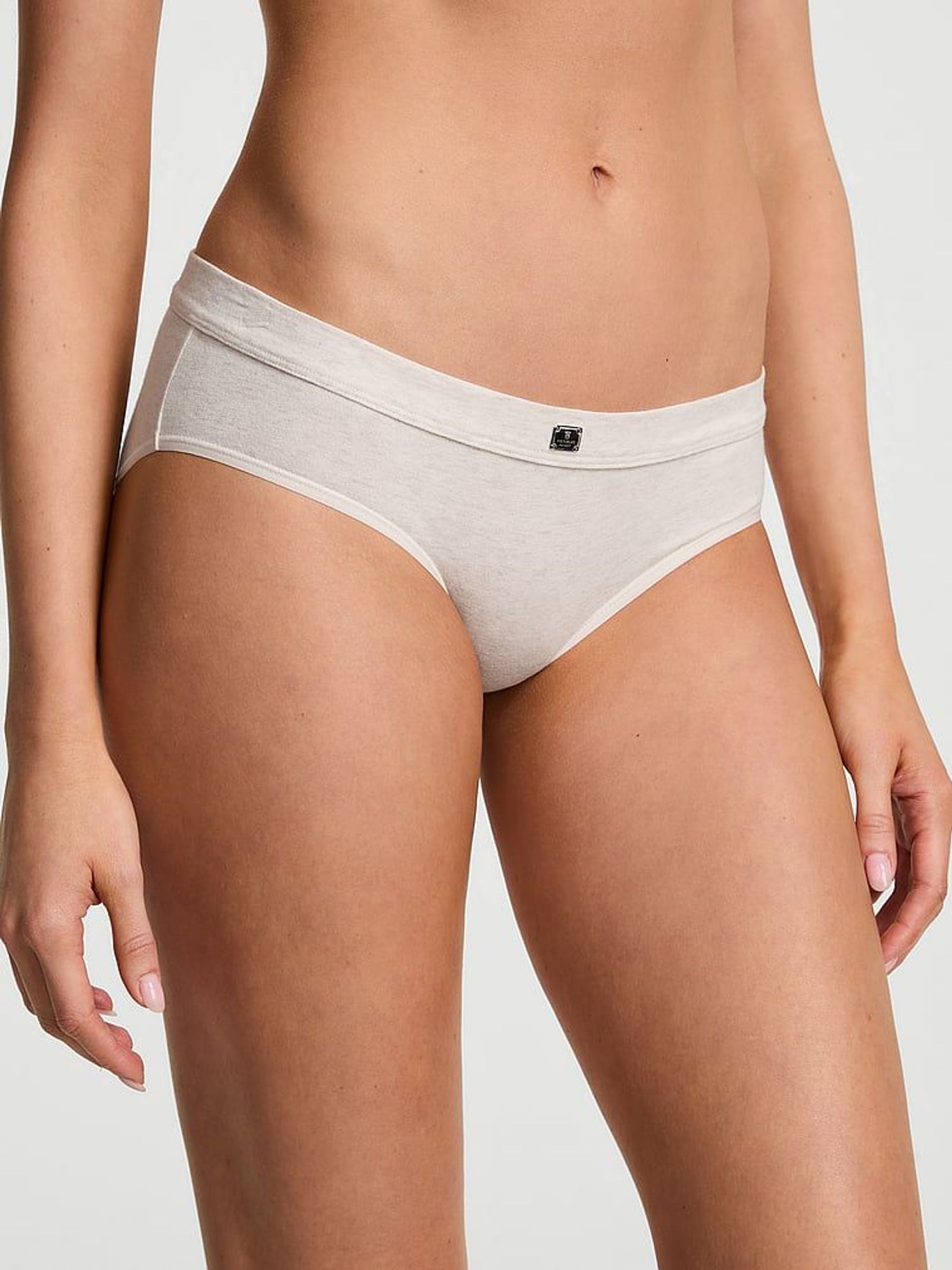 Nude Heather Hipster Cotton Logo Knickers (AM6800) | €10.50
