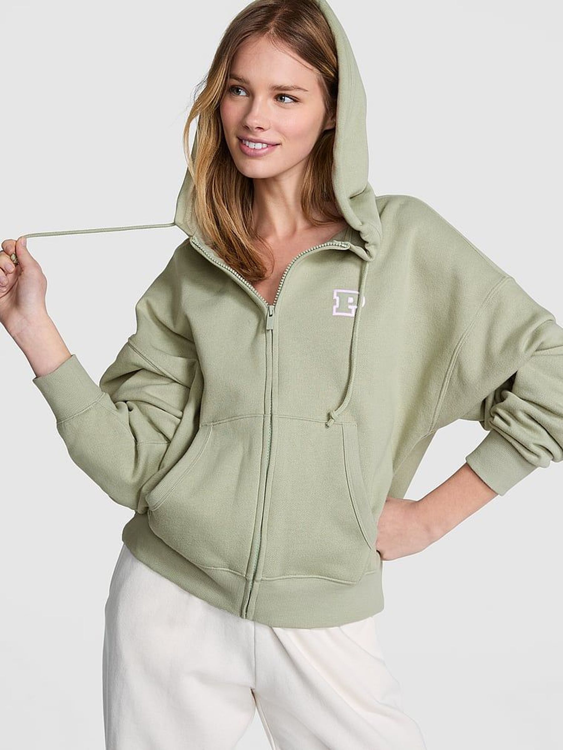 Green Garden Full Zip Hoodie (AM6824) | €52