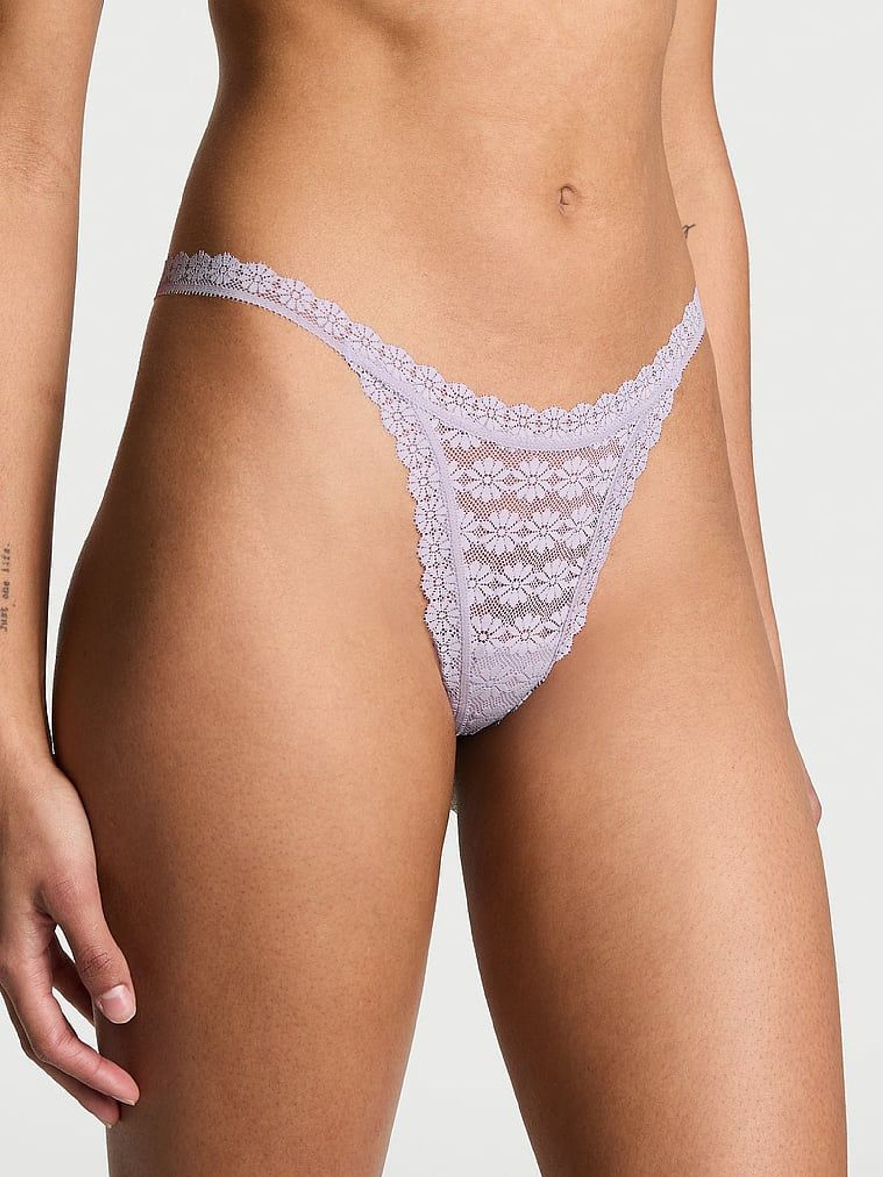 Feather Purple Thong Knickers (AM6846) | €10.50