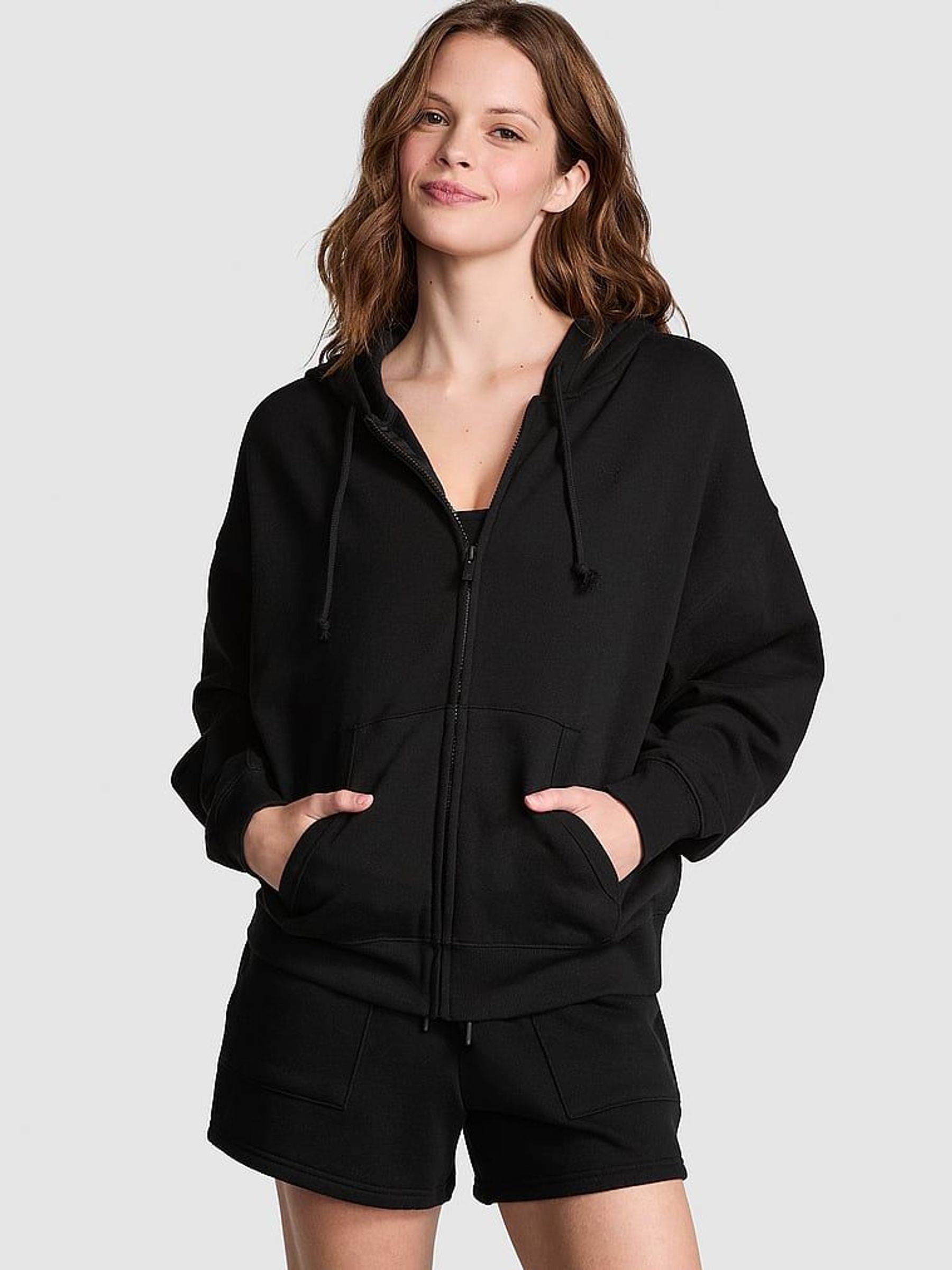 Black Zip Up Hoodie (AM6851) | €52