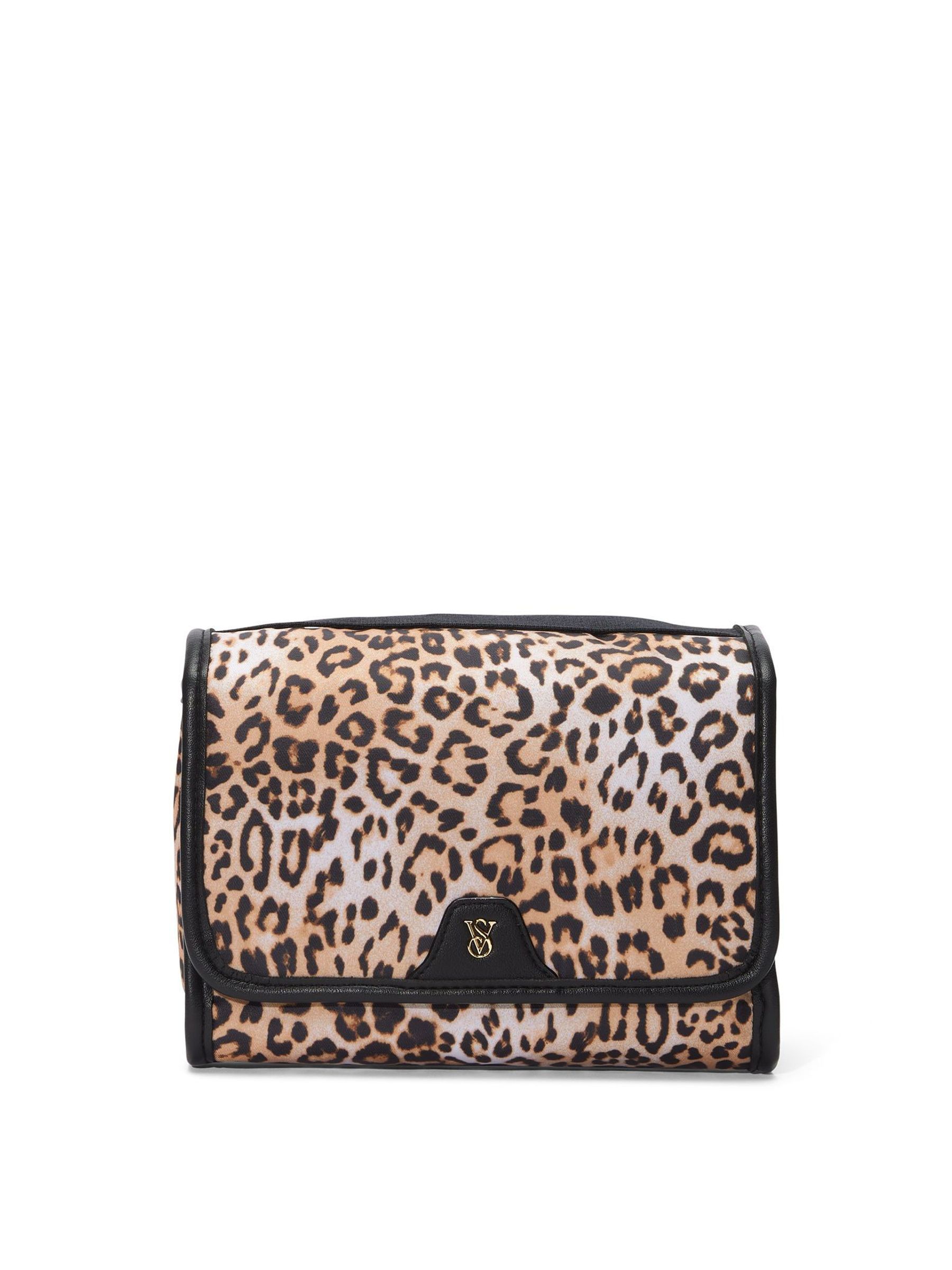 Leopard Brown Jetsetter Hanging Makeup Bag (AM6877) | €33