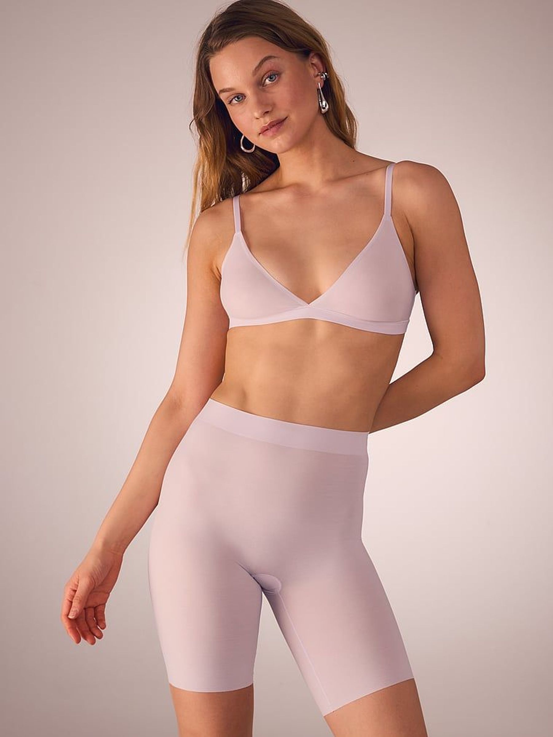 Delicate Violet Purple Mid Thigh Shaping SheerSmoothing™ Knickers (AM7886) | €33
