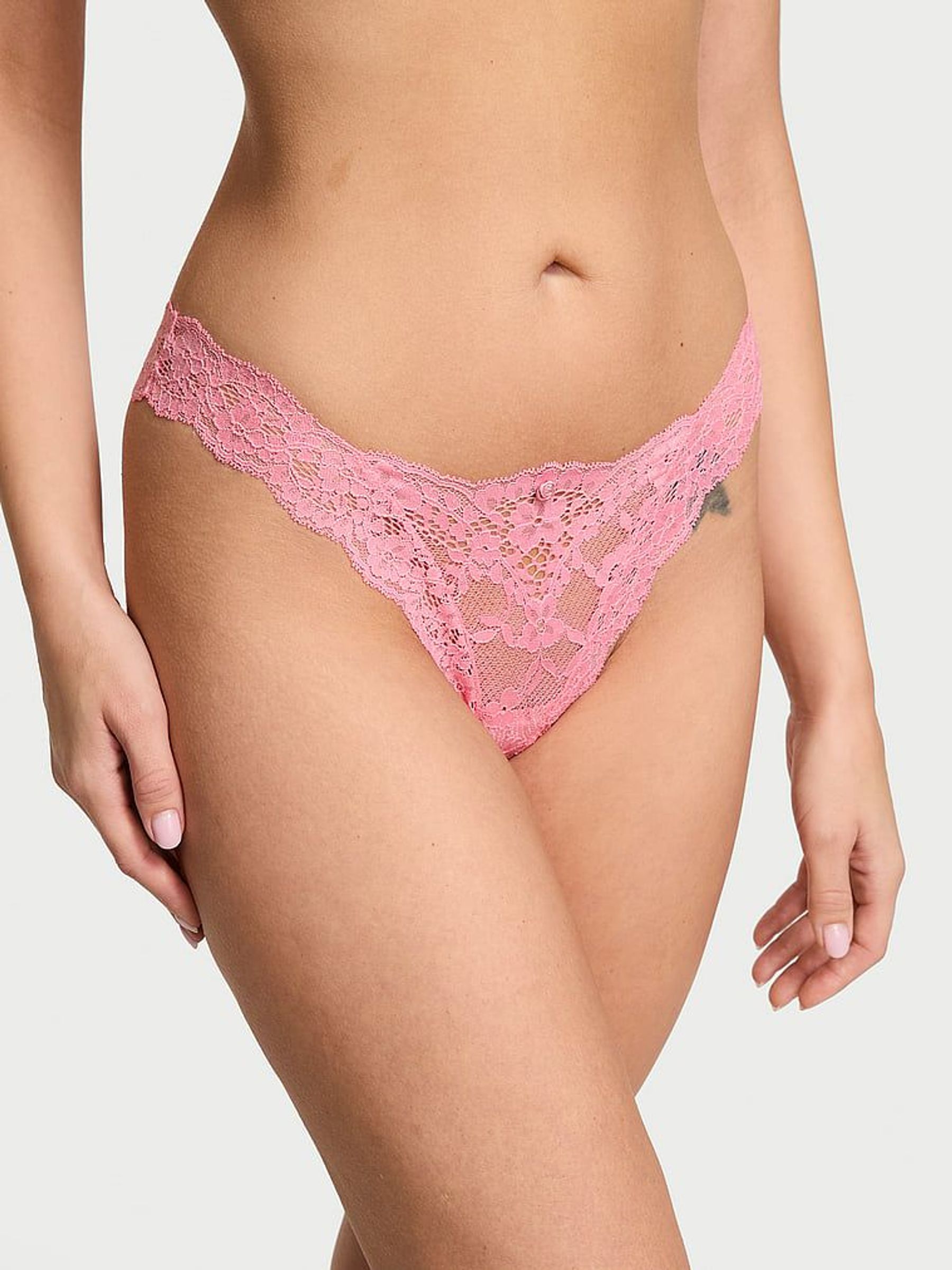 Pink Hope Brazilian Lace Knickers (AM7905) | €15.50