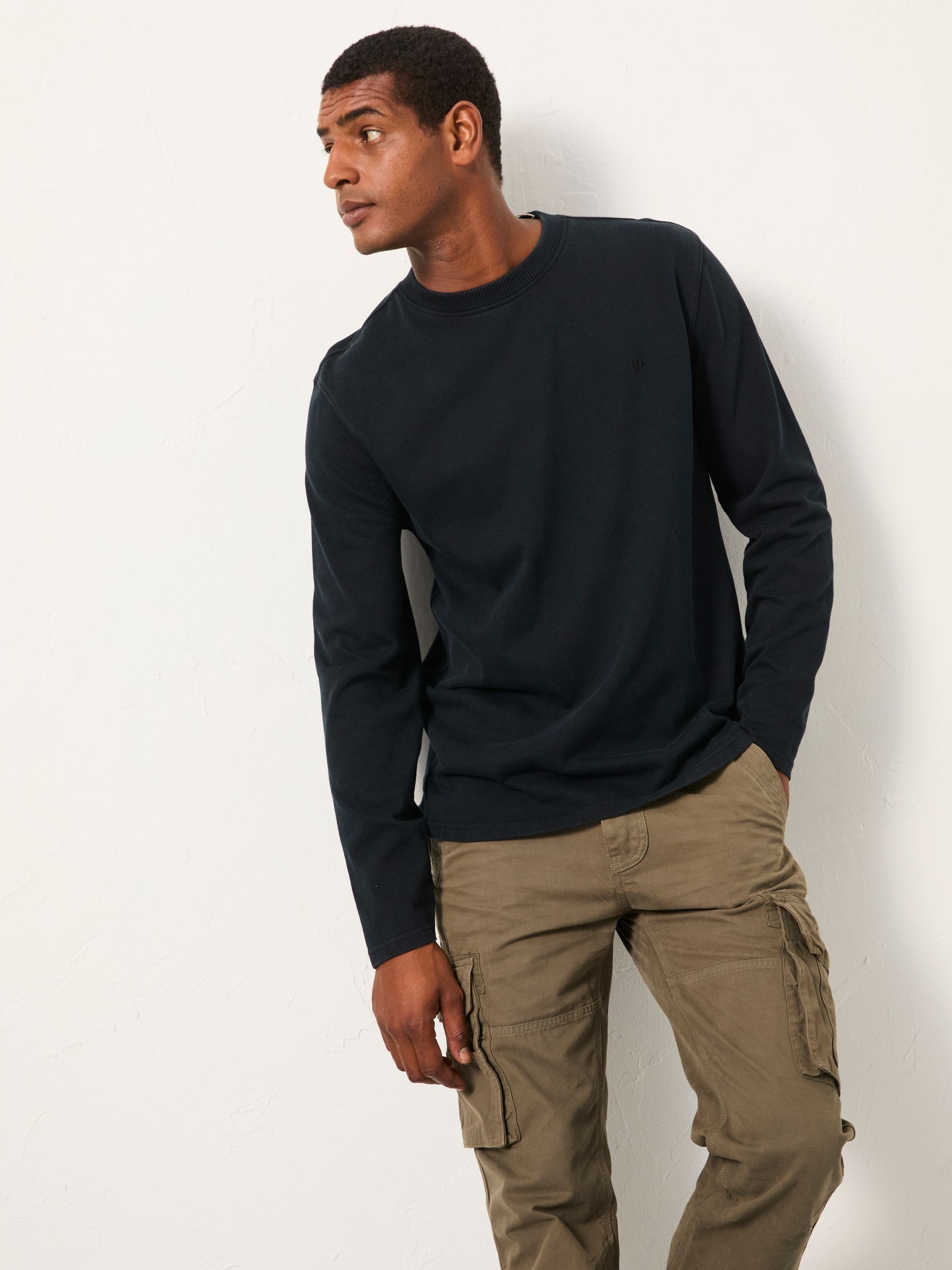 Arne Black Arne Long Sleeve Heavyweight Relaxed Fit Tshirt (AN1443) | €50