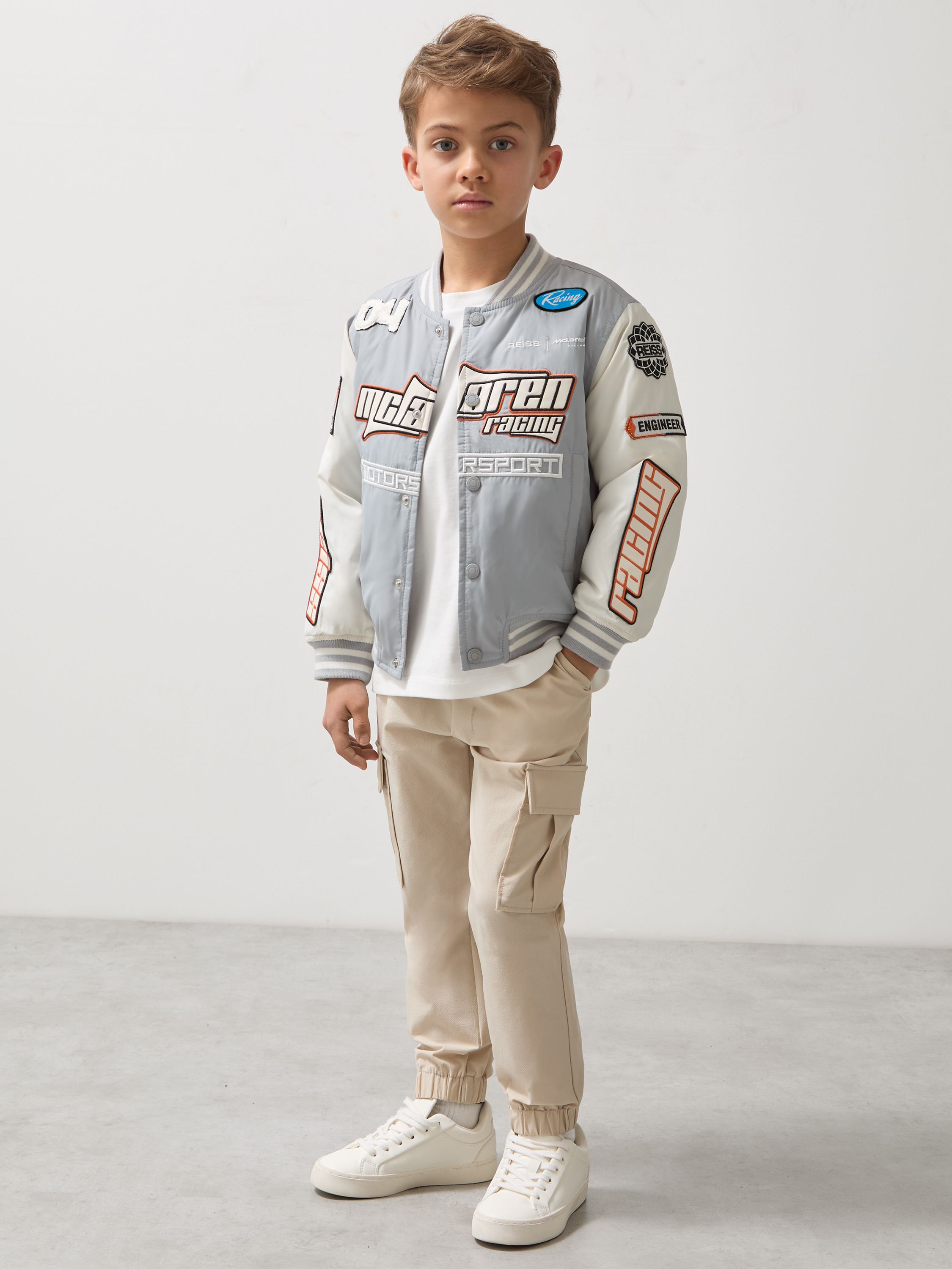9-13 yrs McLaren F1 Team Bomber Jacket Unisex Fit in Blue Tones (AN1731) | €130
