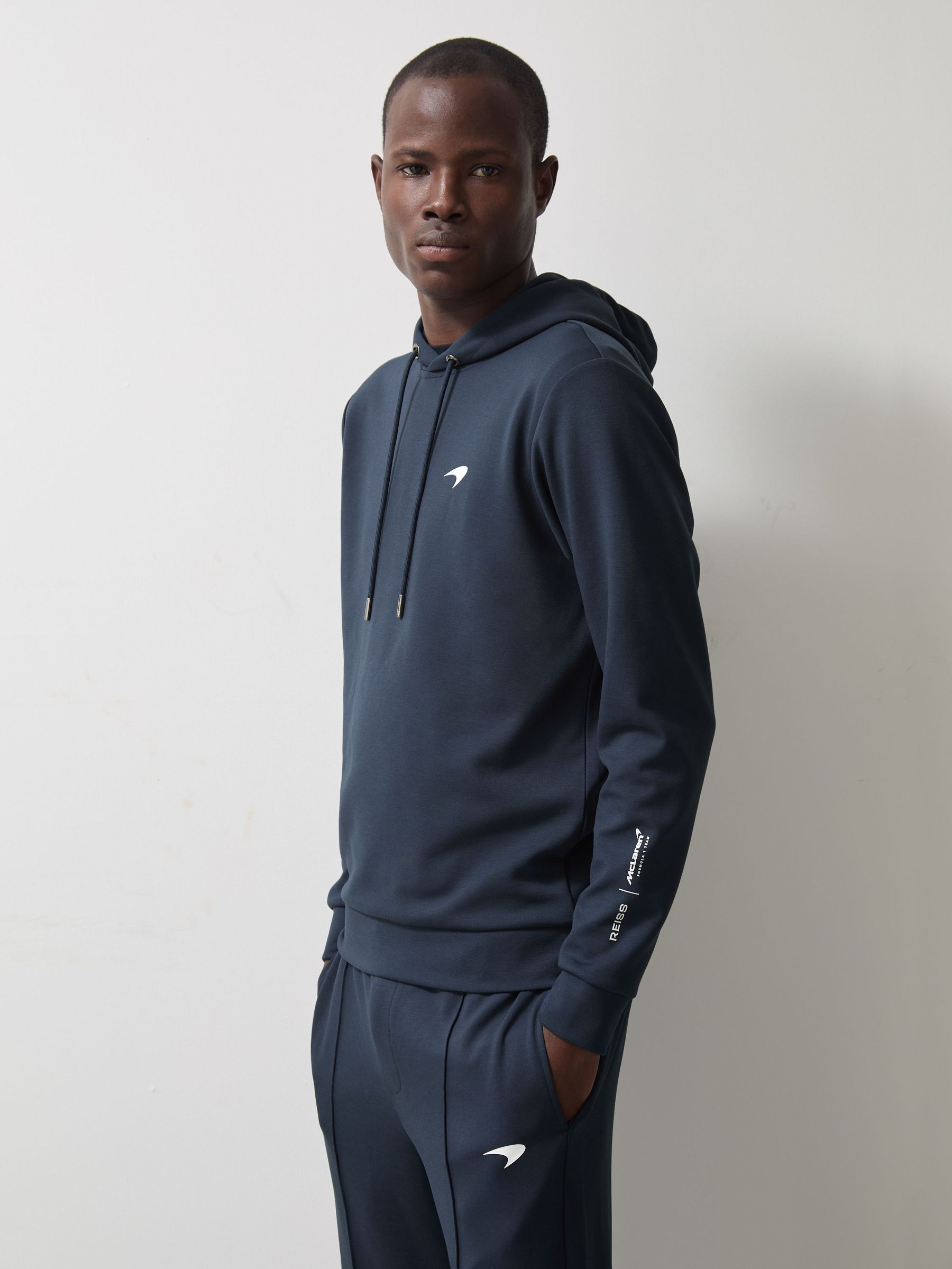 McLaren F1 Team Interlock Hoodie in Airforce Blue (AN4994) | €195