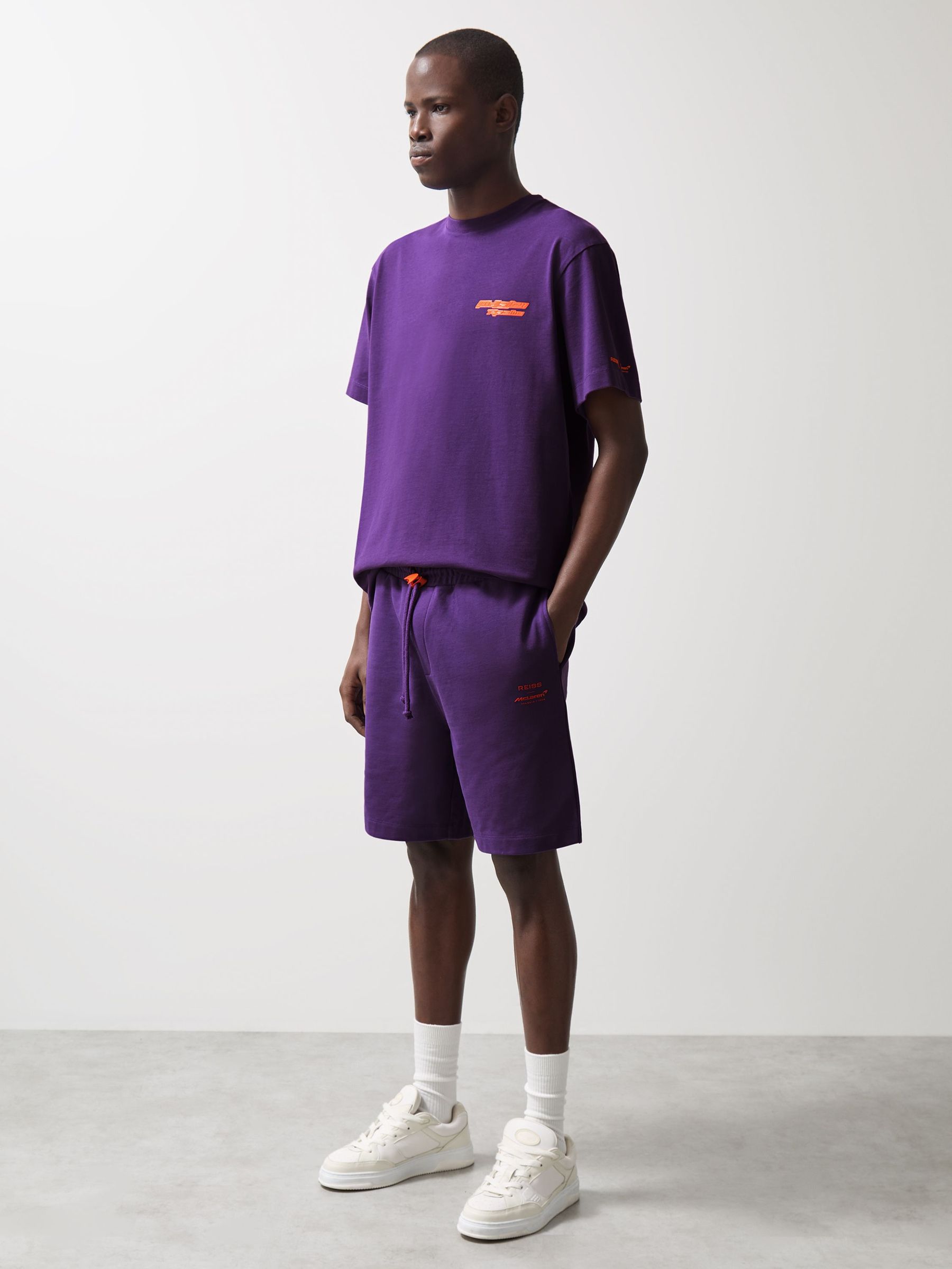 McLaren F1 Team Drawstring Shorts in Purple (AN5011) | €140