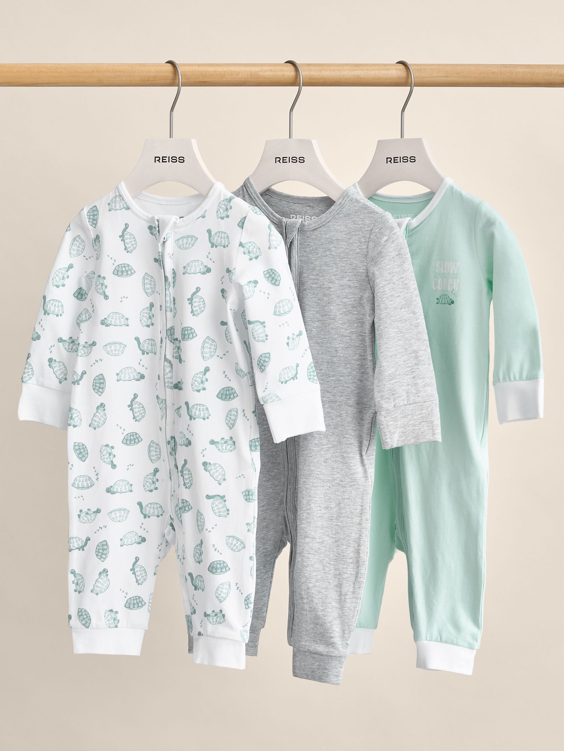 3 Pack Sleepsuit Gift Set in Grey Marl (AN7638) | €120