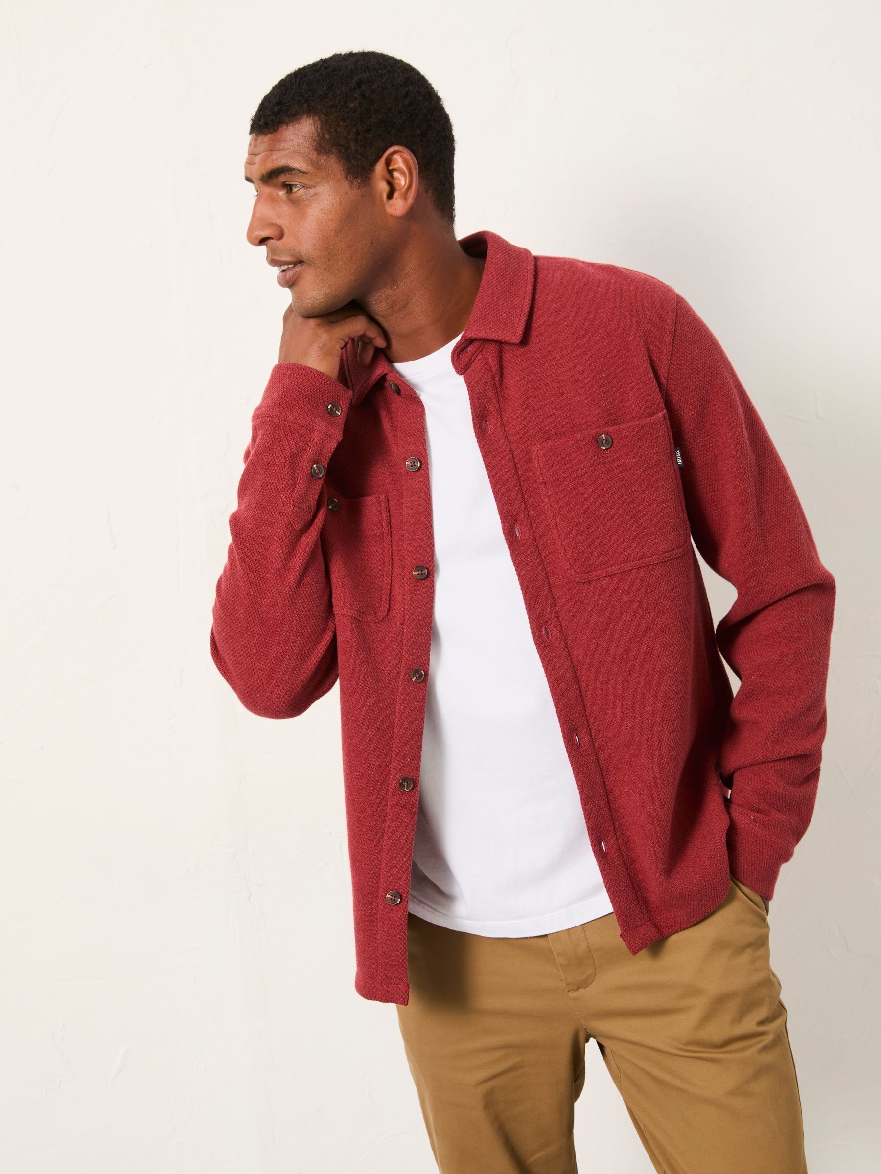 Terracotta Waffle Shirt (AN9537) | €65