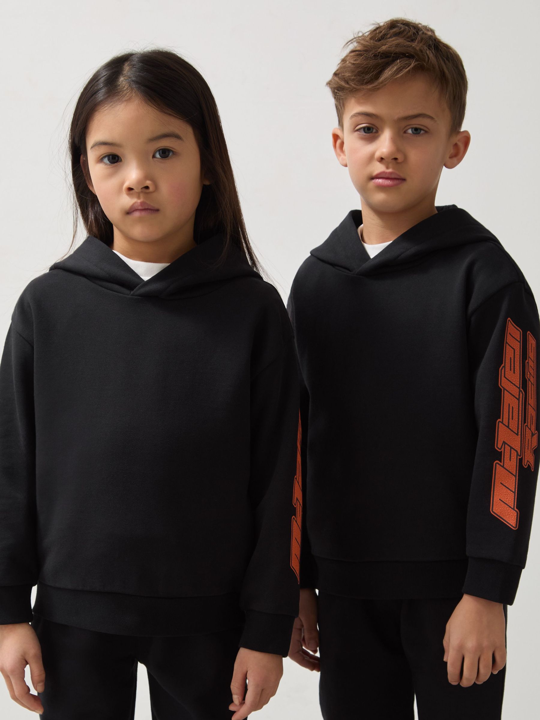 3-9 yrs McLaren F1 Team Cotton Logo Hoodie Unisex Fit in Black (AP0271) | €60