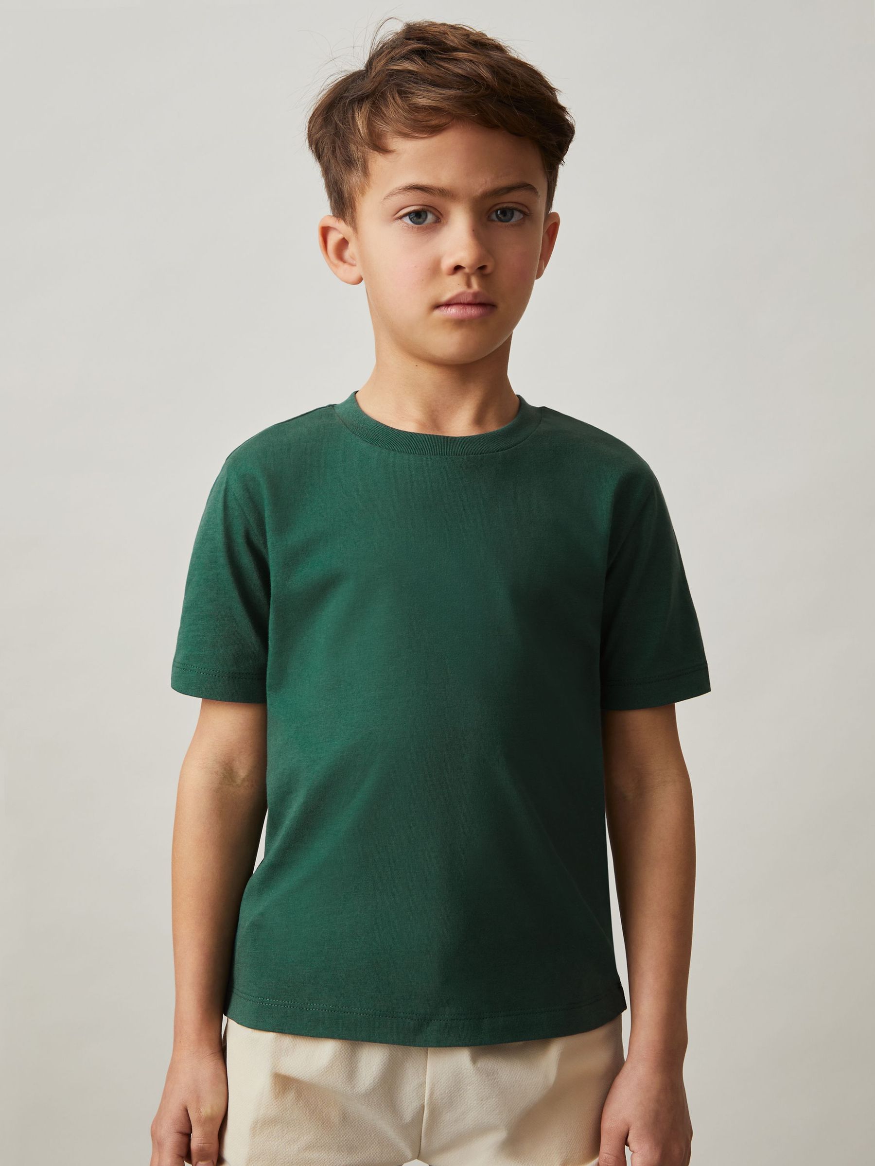 Crew-Neck T-Shirt in Amiee Green (AP0318) | €15