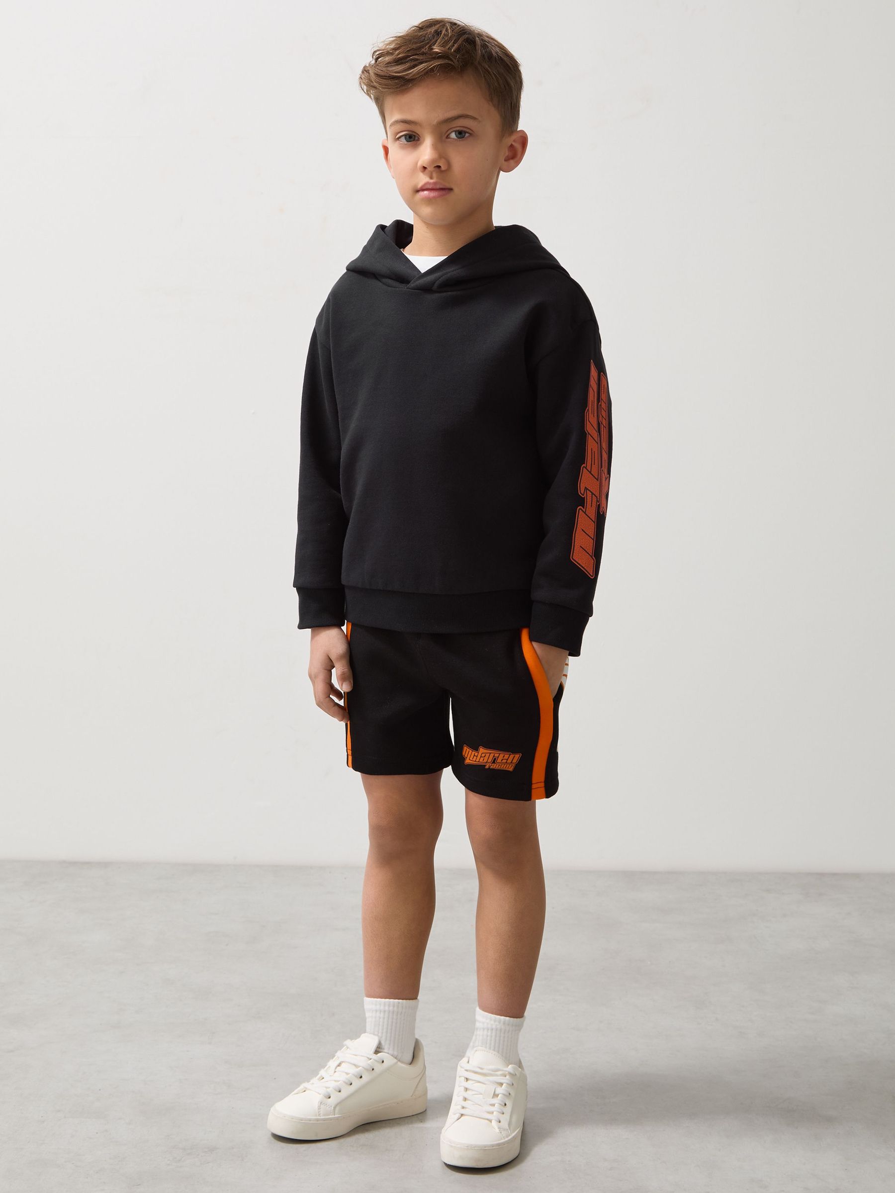 9-13 yrs McLaren F1 Team Drawstring Shorts Unisex Fit in Black/Orange (AP0331) | €50