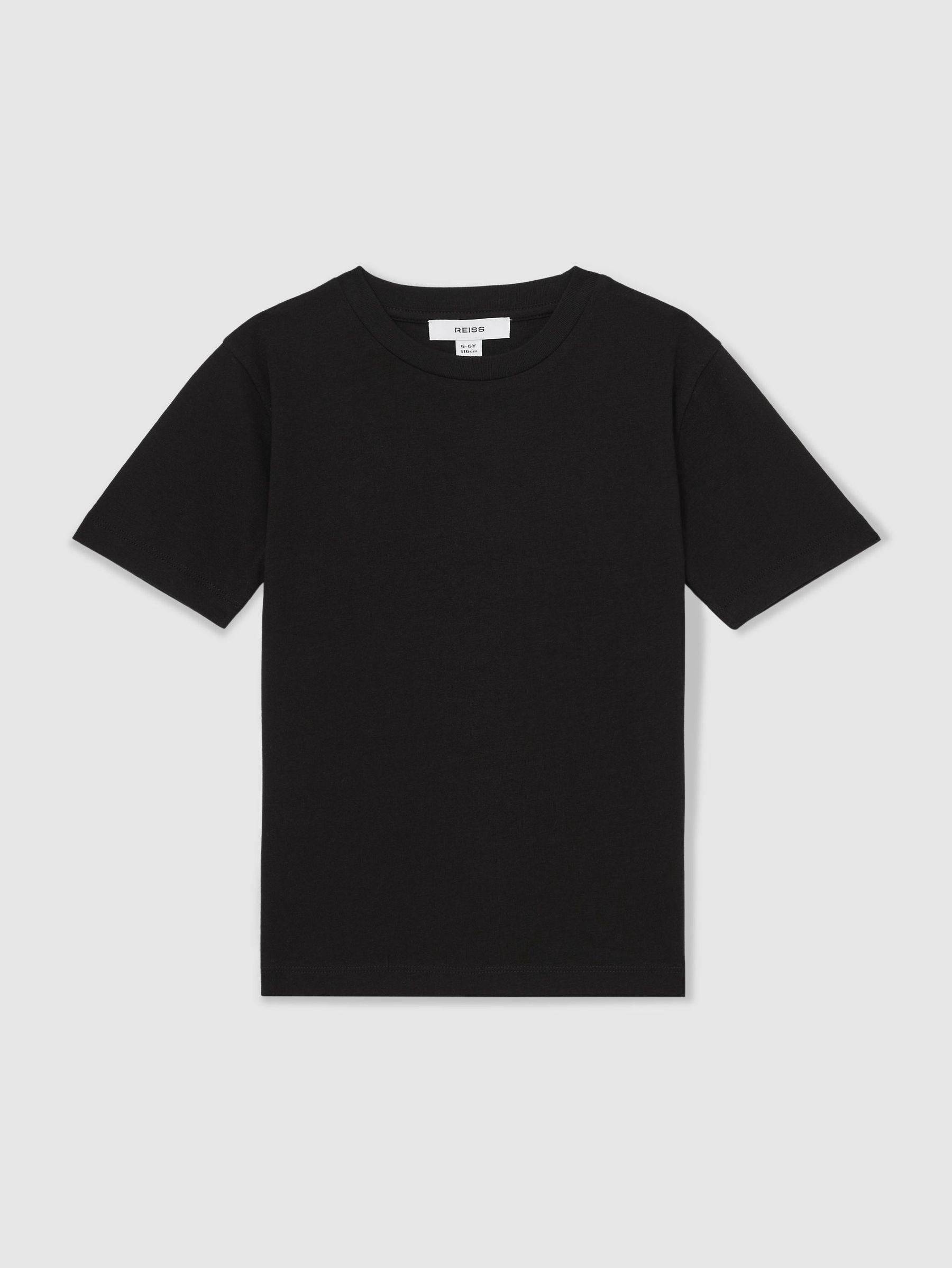 Crew-Neck T-Shirt in Black (AP0340) | €15