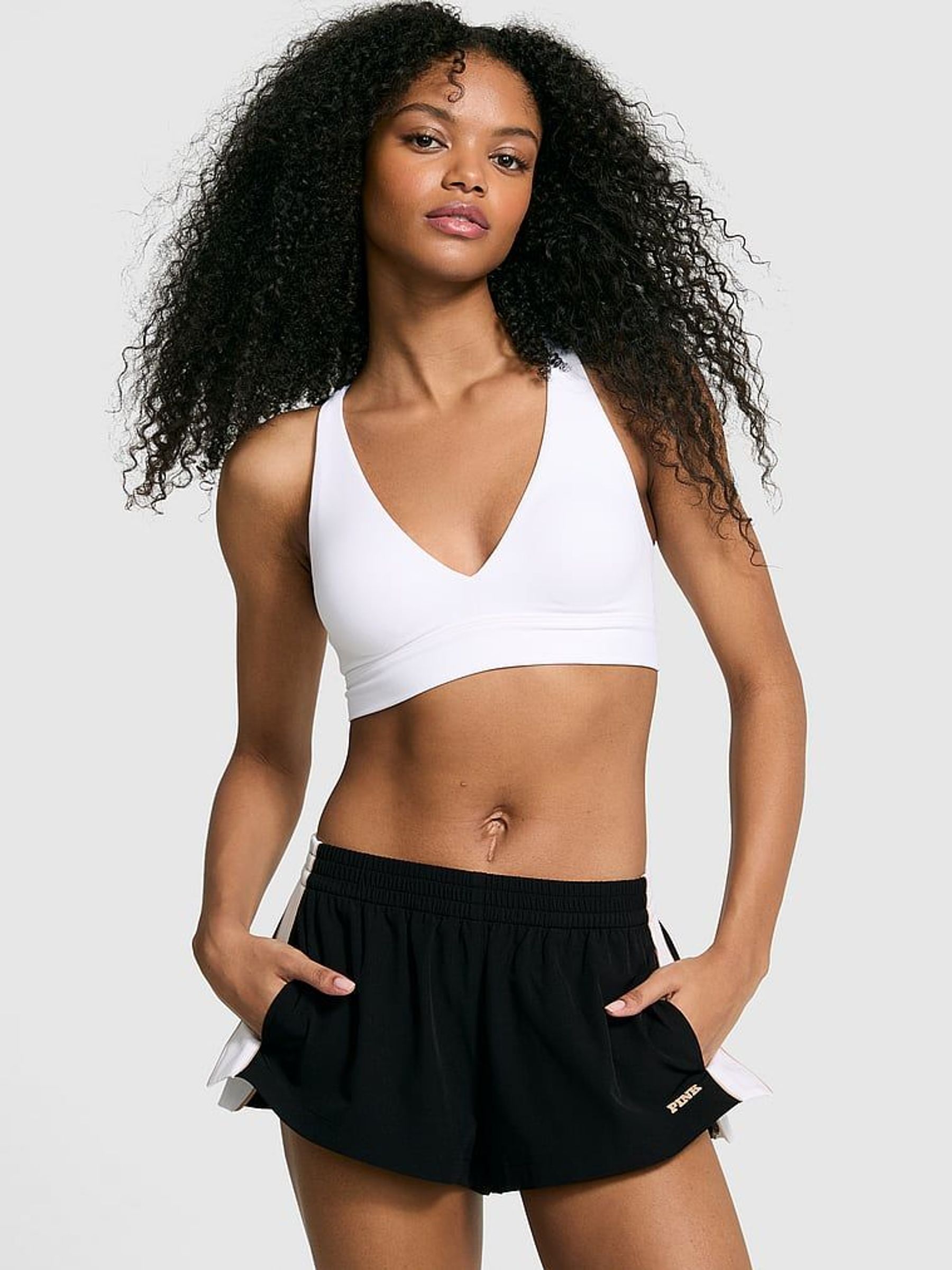 Black Stretch Woven Run Shorts (AP6163) | €33