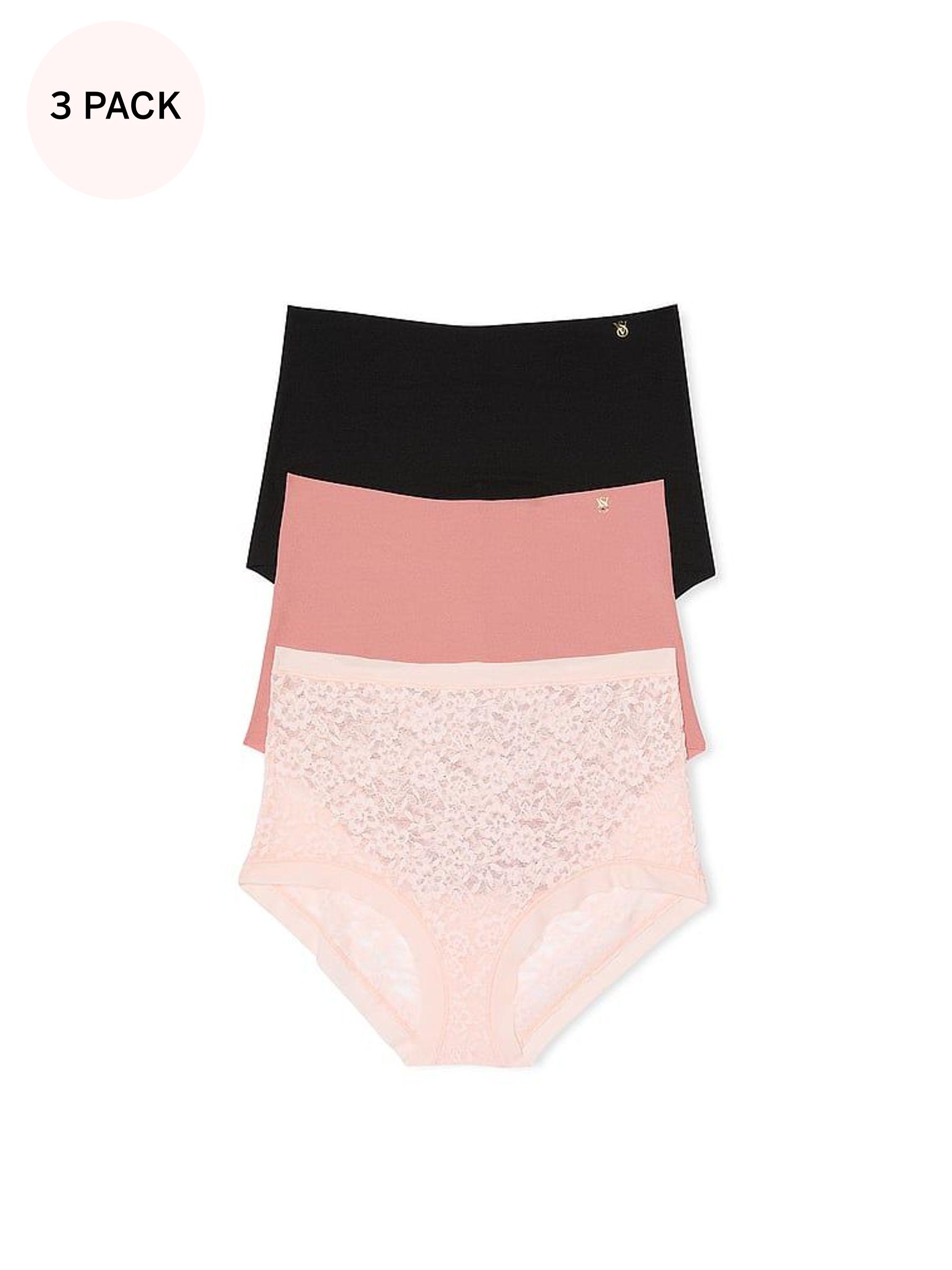 Pink/Black 3 Pack Knickers (AP6169) | €15.50