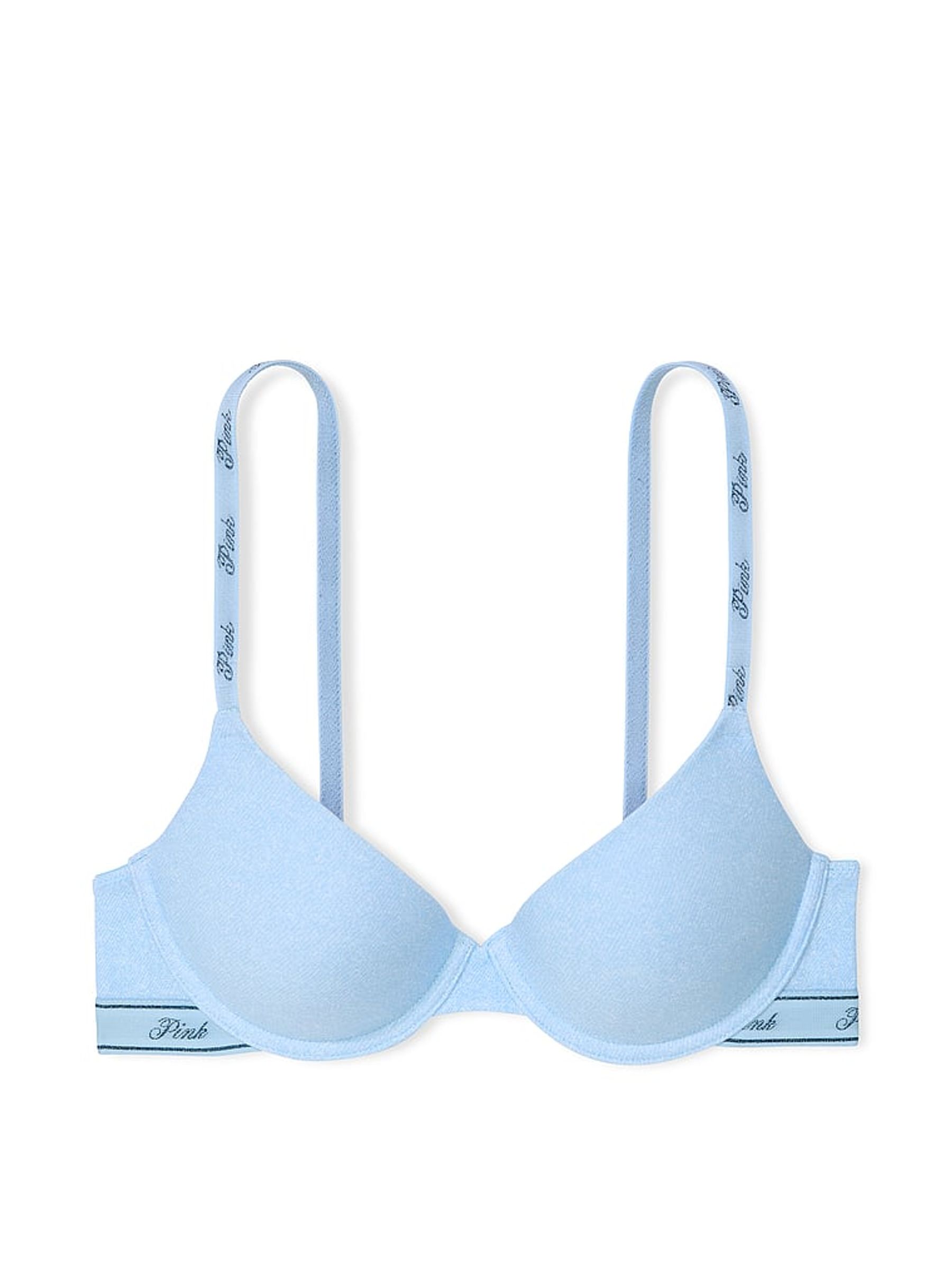 Light Blue Denim Print T Shirt Bra (AP6216) | €33