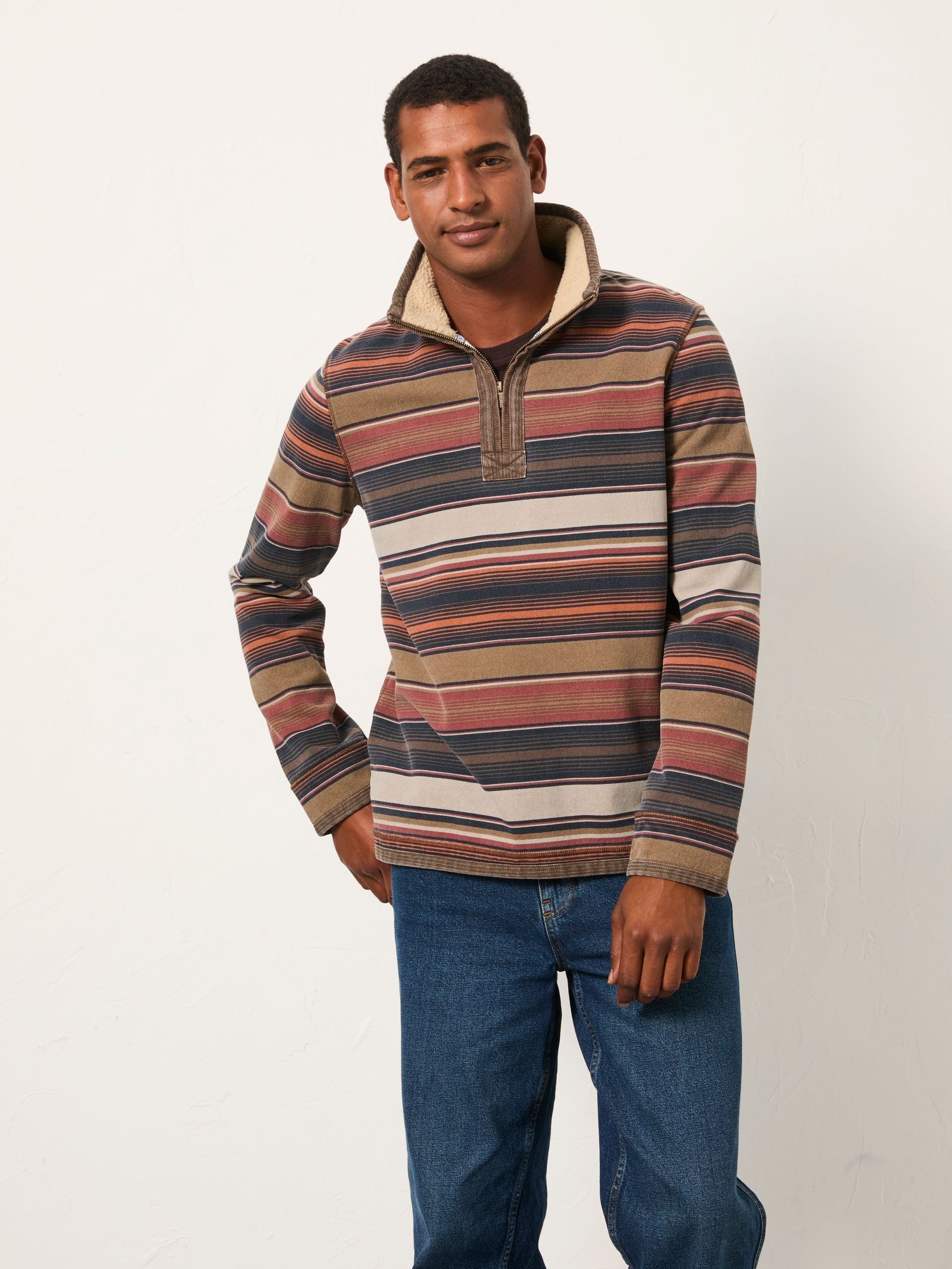 Airlie Orange Stripe Sweat (AP7015) | €79