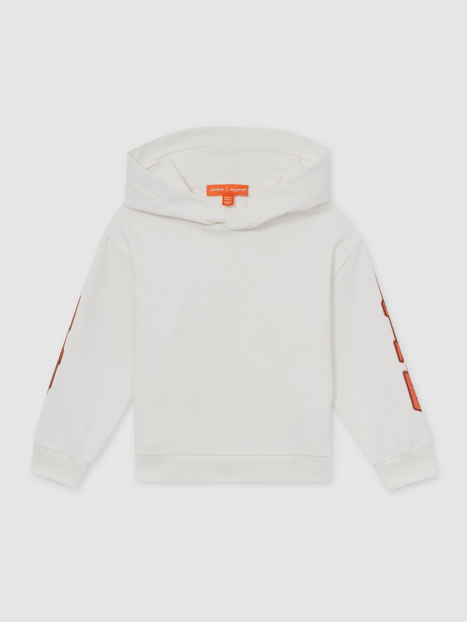 13-14 yrs McLaren F1 Team Cotton Logo Hoodie Unisex Fit in White (AP8503) | €51