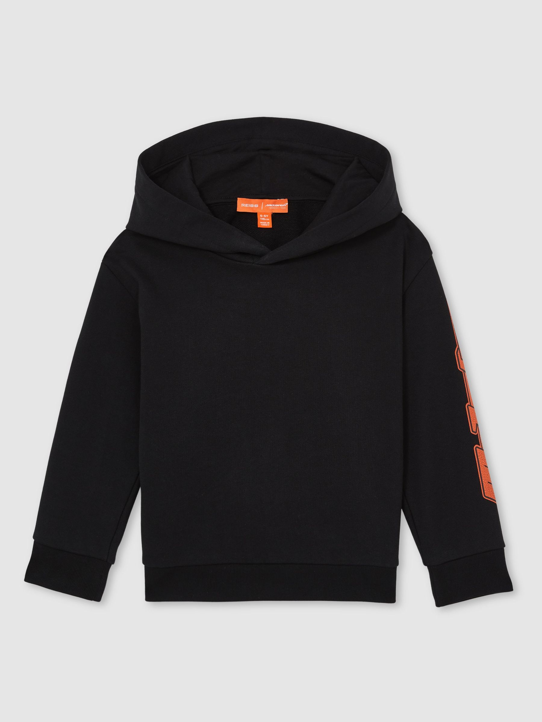 13-14 yrs McLaren F1 Team Cotton Logo Hoodie Unisex Fit in Black (AP8535) | CA$95