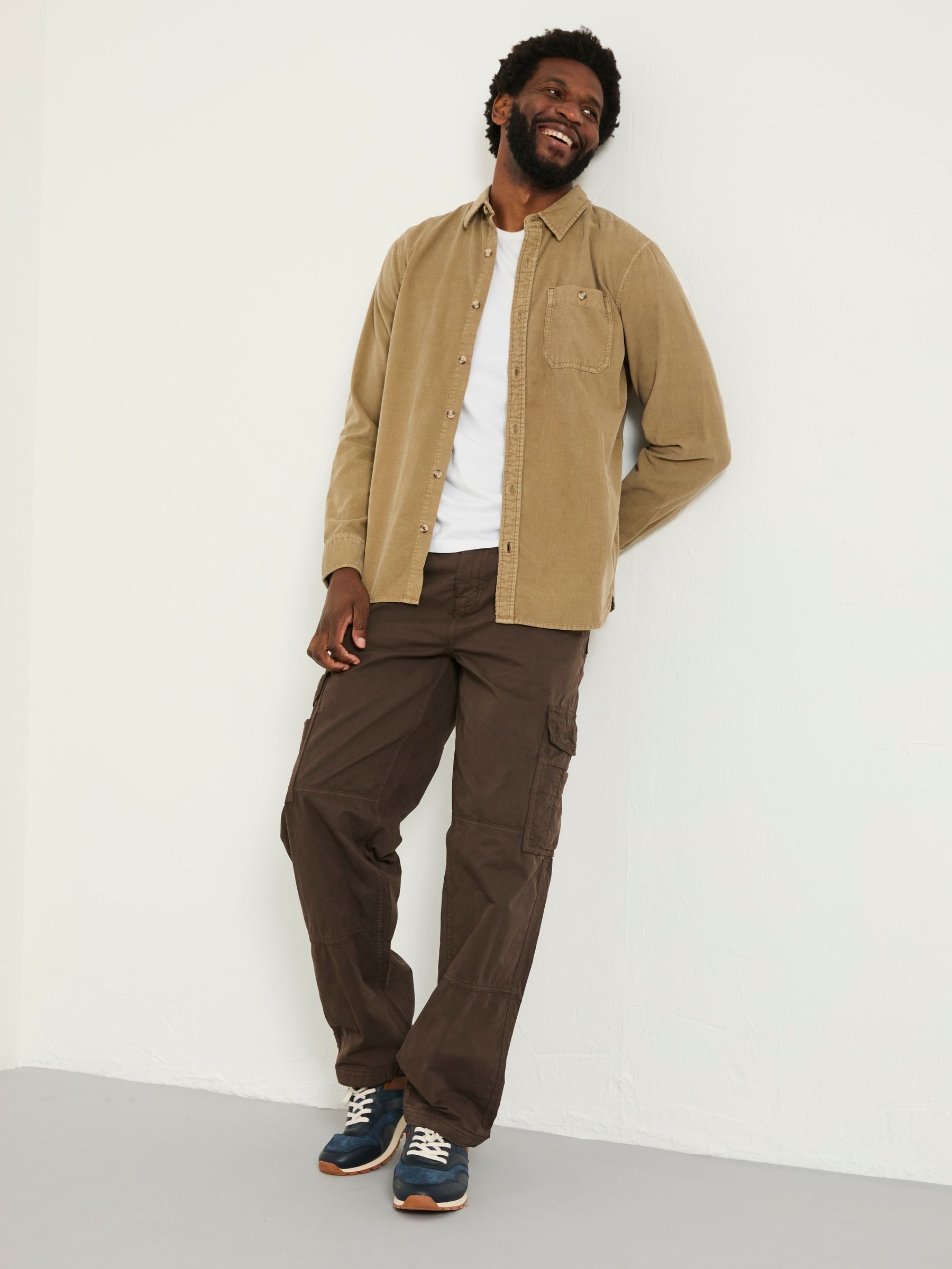 Bude Dark Brown Cargo Trousers (AR2354) | €72.50