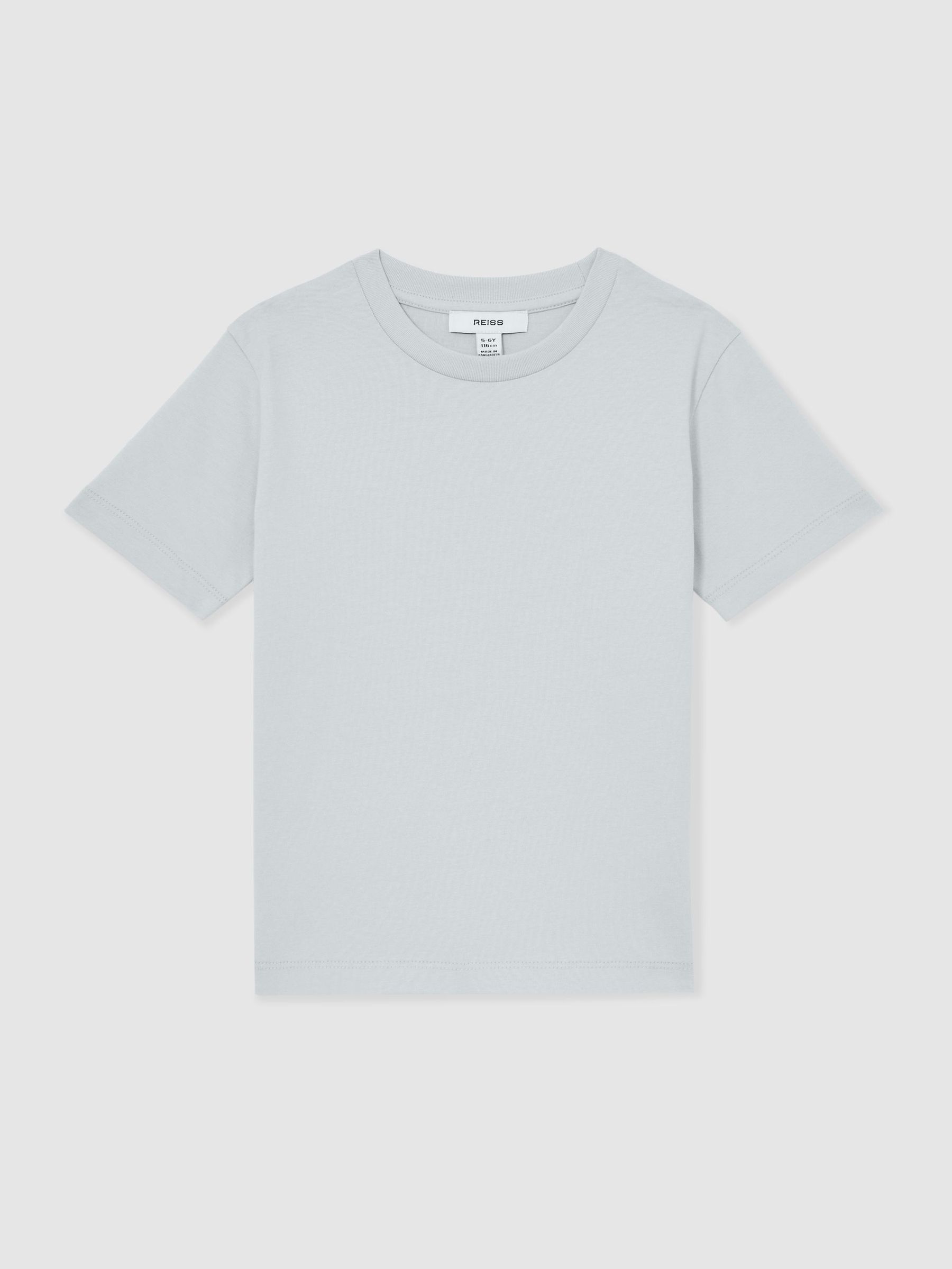 Crew Neck T-Shirt in Mint Blue (AR3835) | 70 SAR
