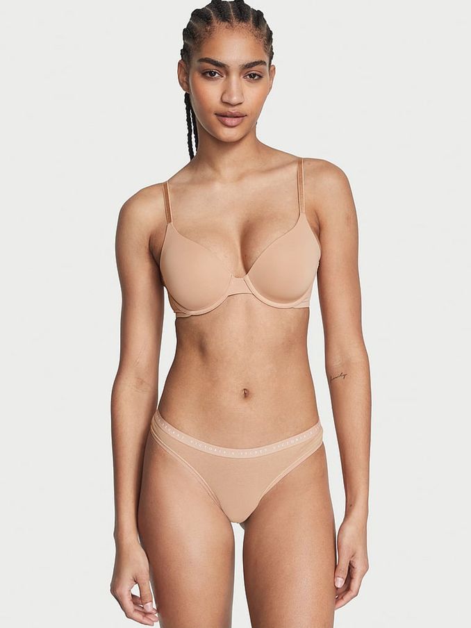 Praline Nude Logo Thong Knickers (AR4714) | €10.50
