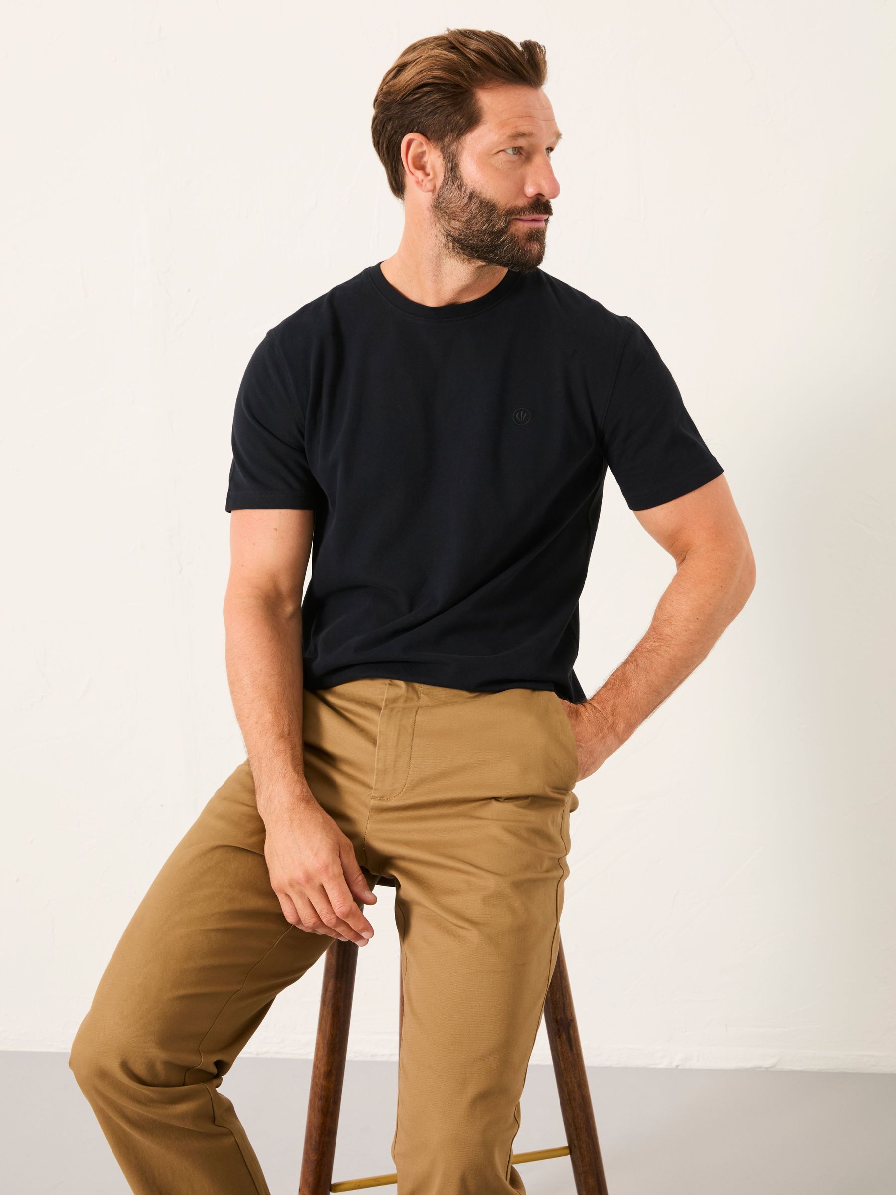 Lulworth Black T-Shirt (AR6592) | $38