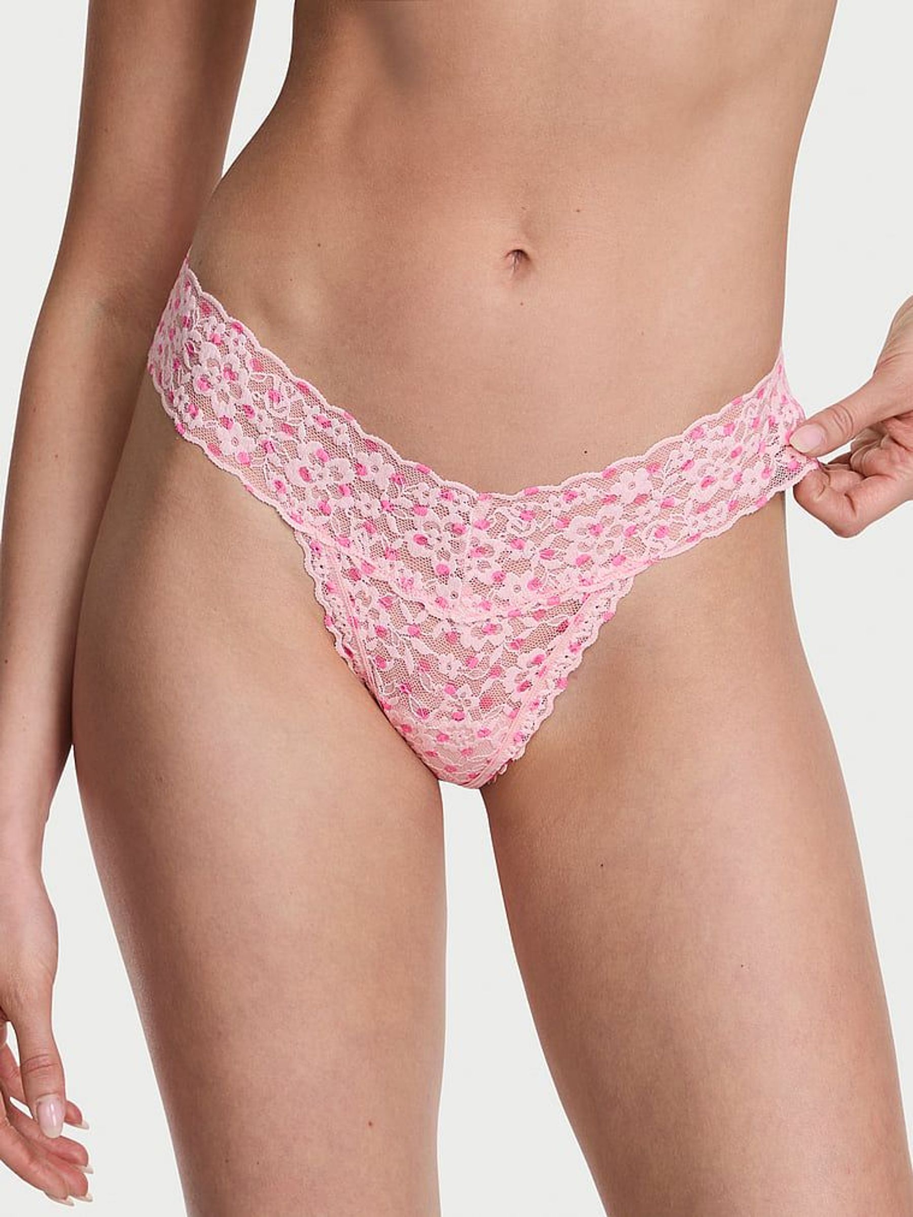 Purest Pink Dot Thong Knickers (AR7195) | €10.50