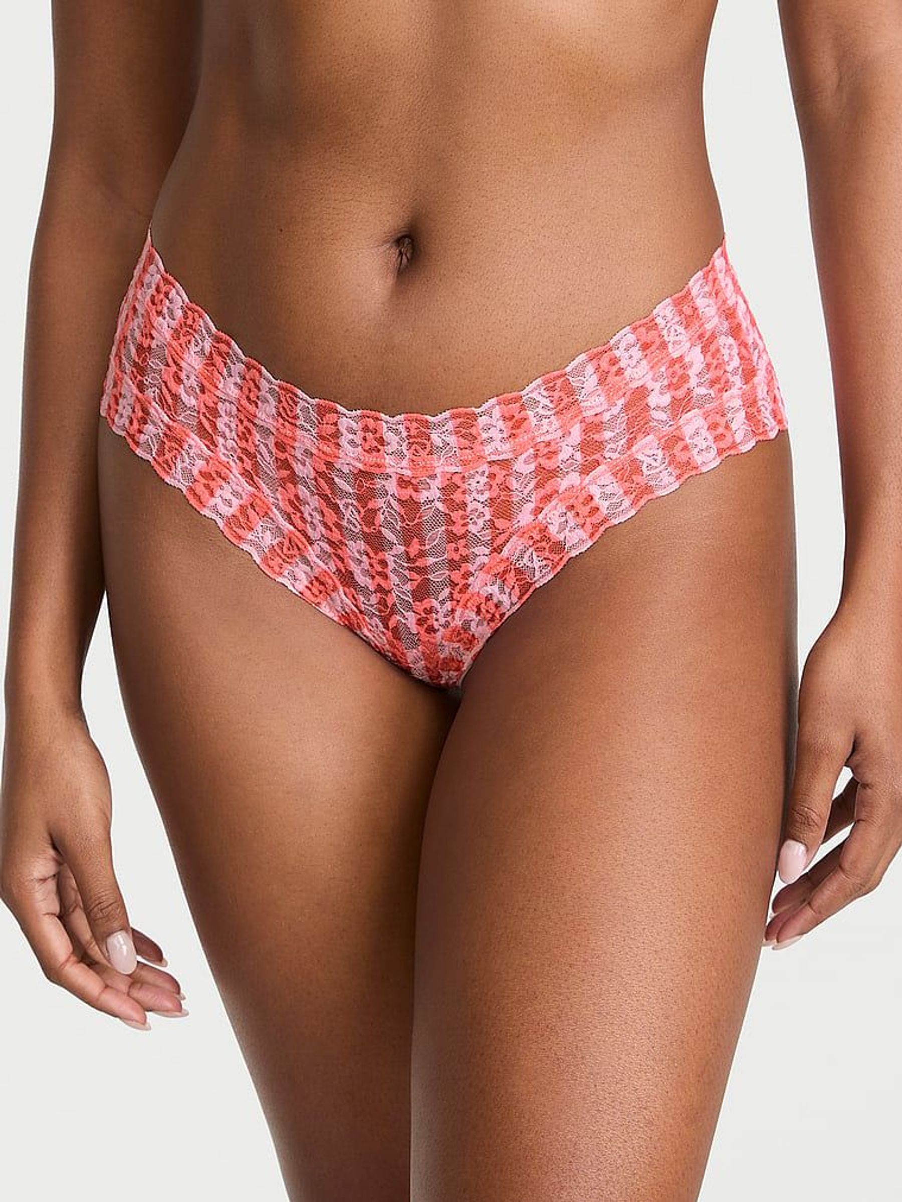 Pretty Blossom Pink Stripe Cheeky Knickers (AR7225) | €10.50