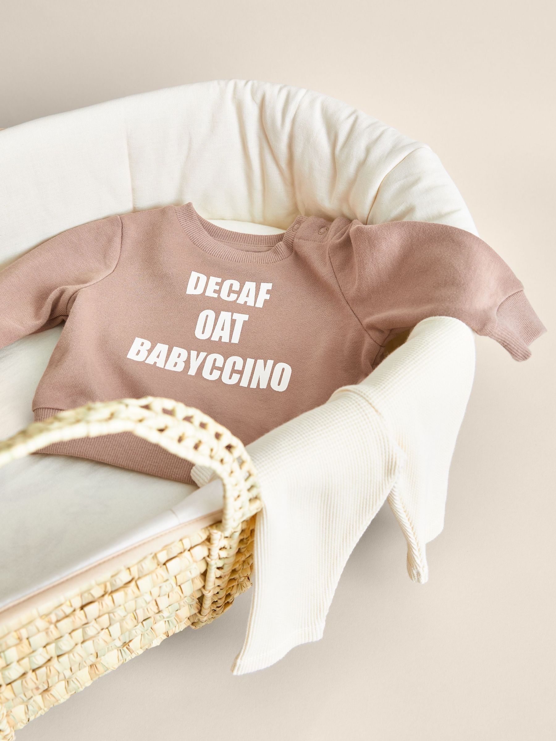 Sweatshirt And Leggings Slogan Set in Ivory (AR9575) | $95