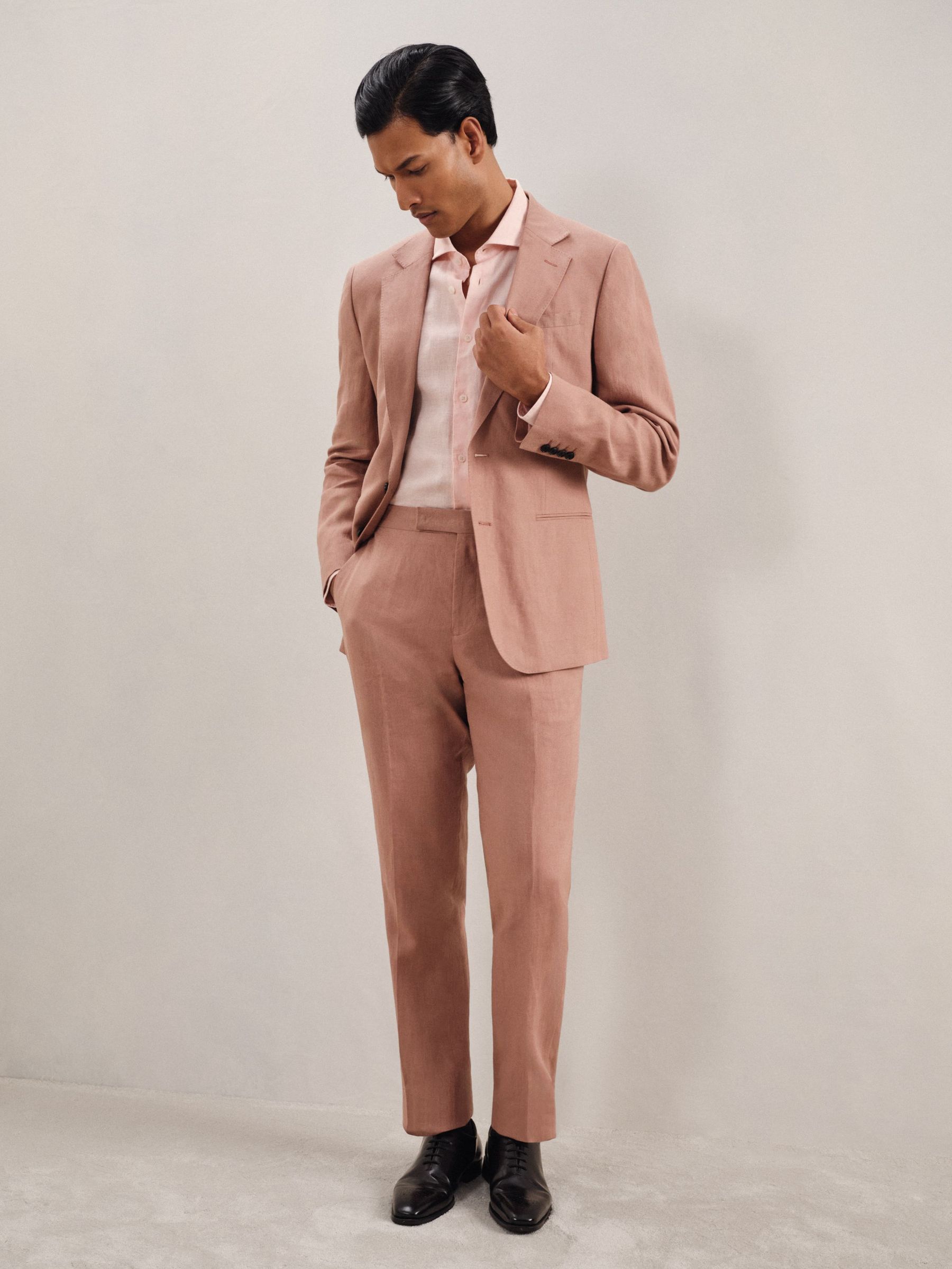 Slim Fit Suit Trousers in Rose Pink (AR9593) | €195