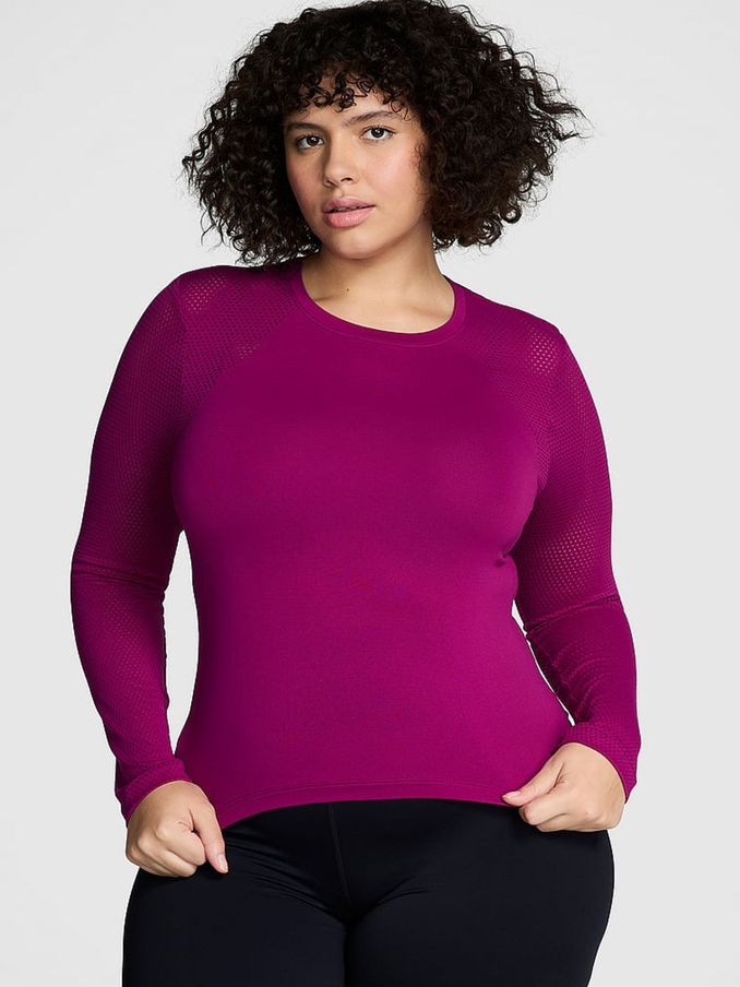 Thriller Purple Marl Long Sleeve T-Shirt (AT0914) | €46